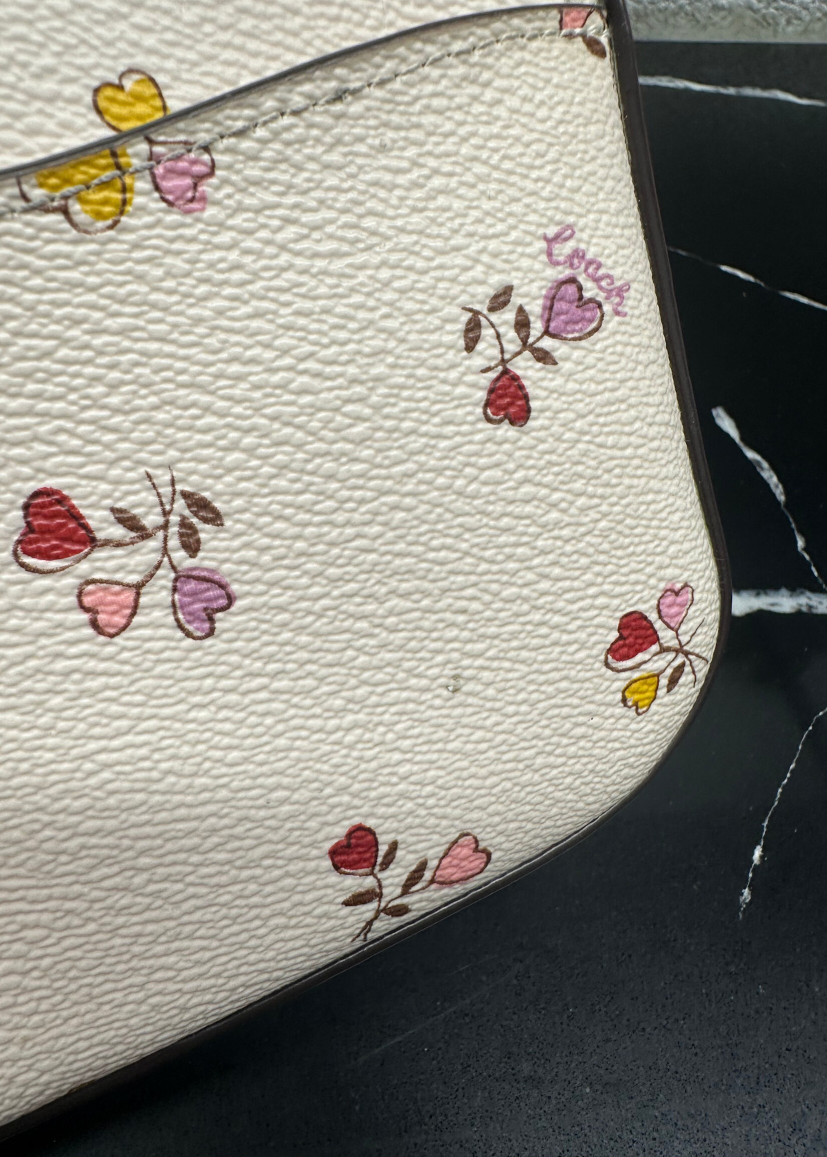 Coach Lysa Floral Top Handle Purse