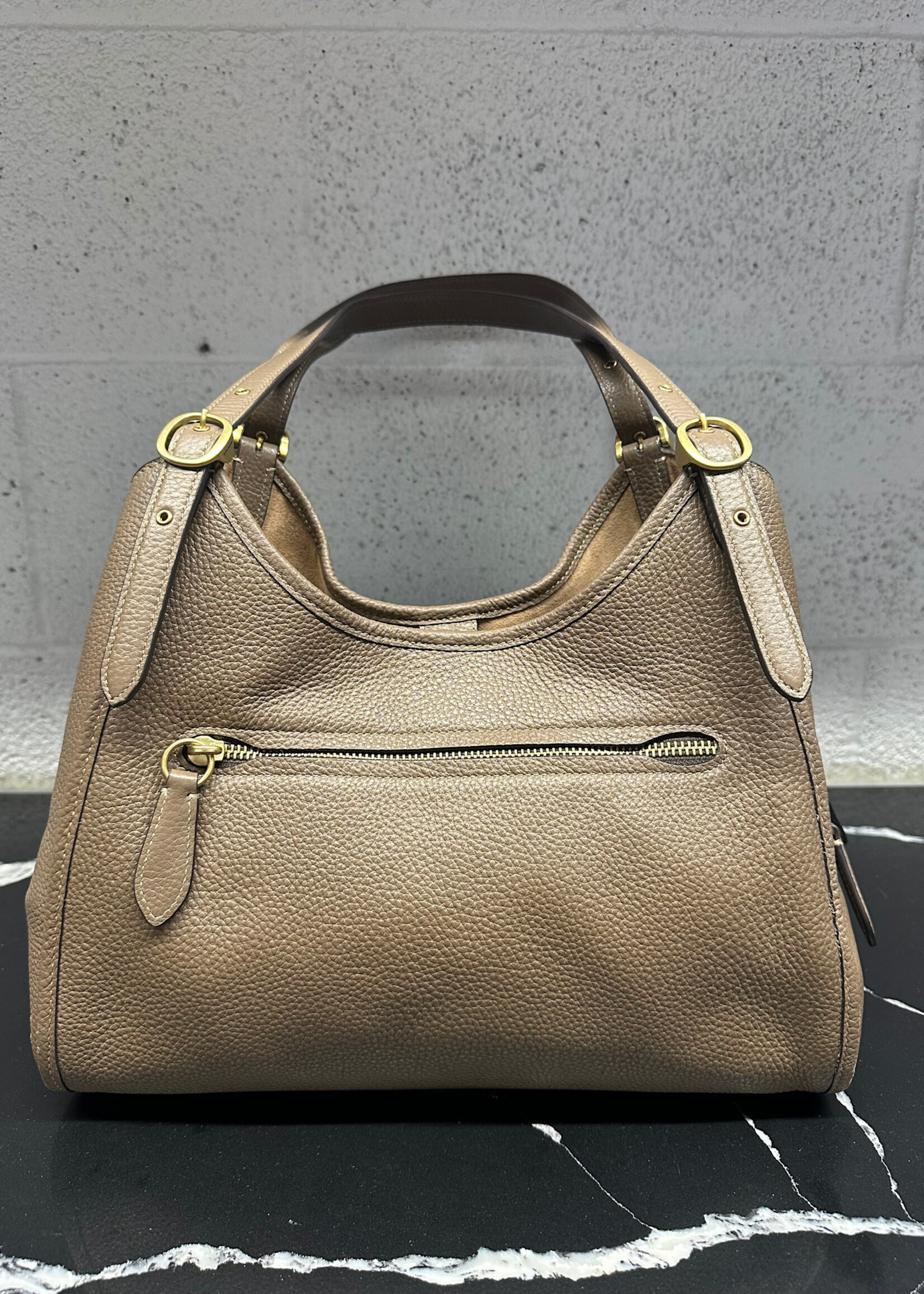 Coach Bella Light Brown Shoulder Bag