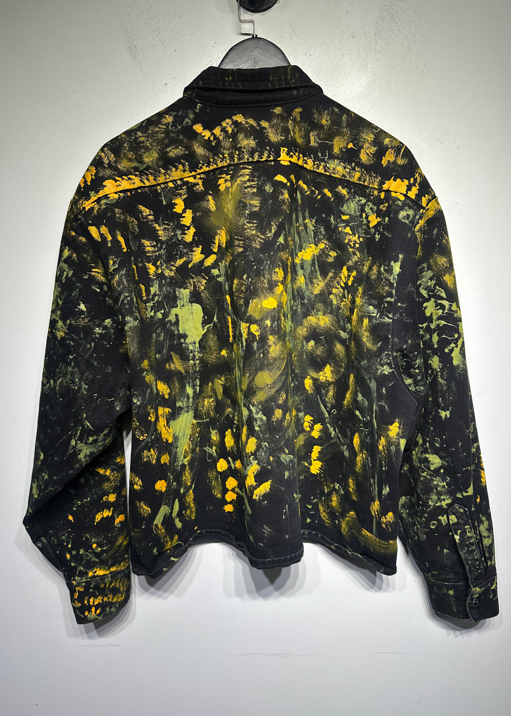 Willy Chavarria Black Crop Painter Jacket S