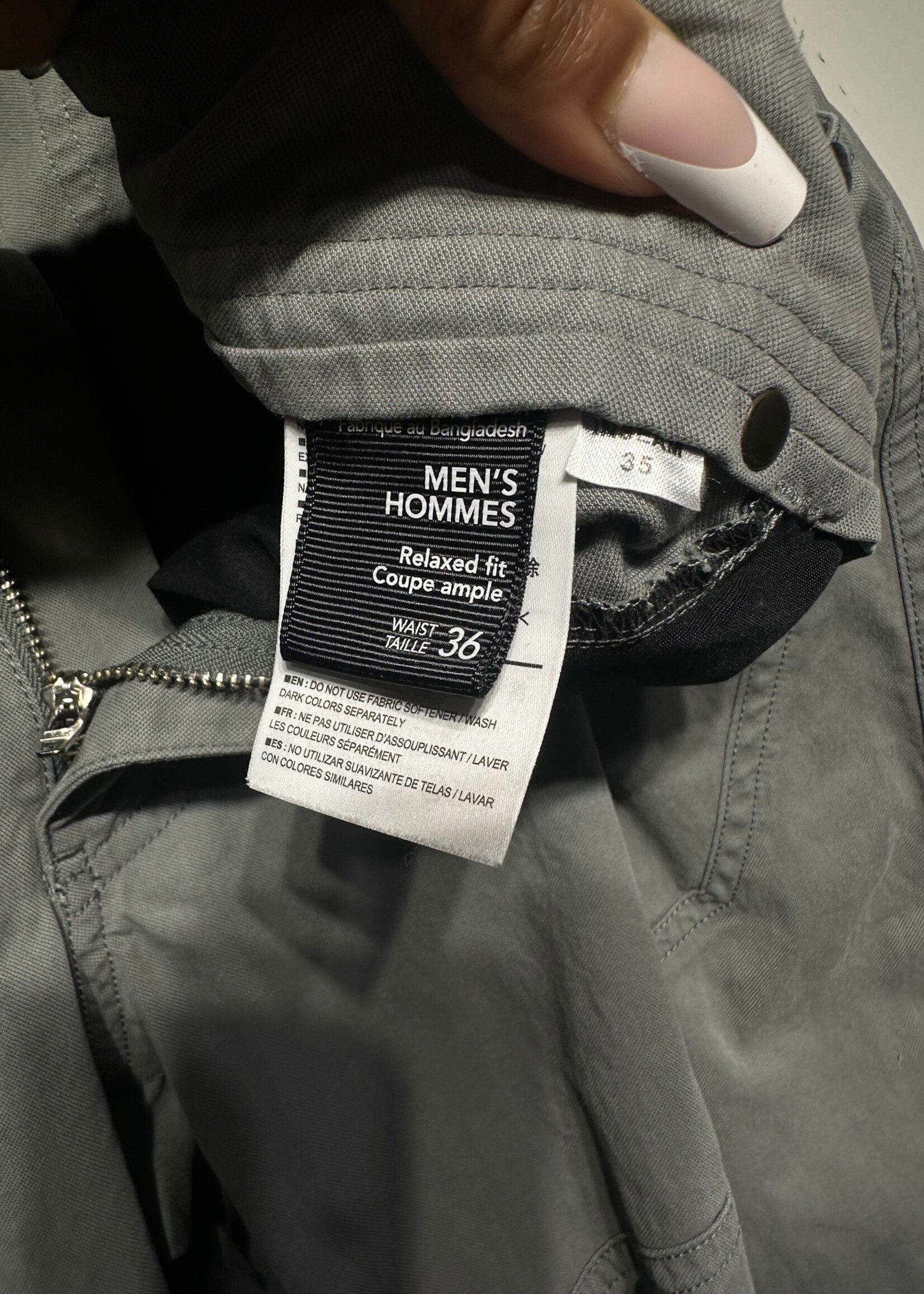 Arcteryx Slate Grey Logo Pant Masc 36