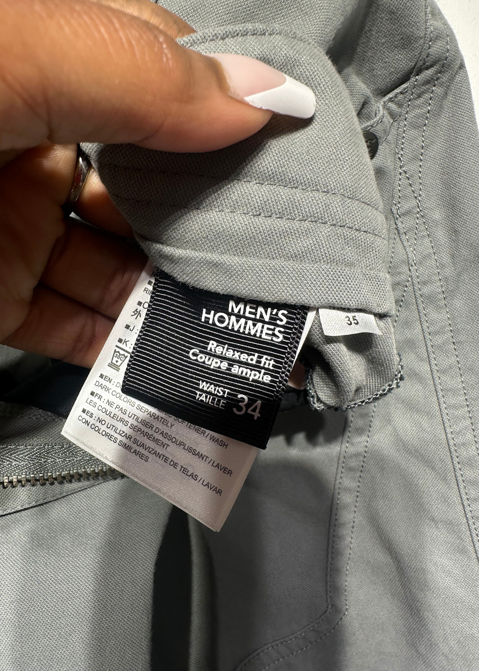 Arcteryx Slate Grey Logo Pant Masc 34
