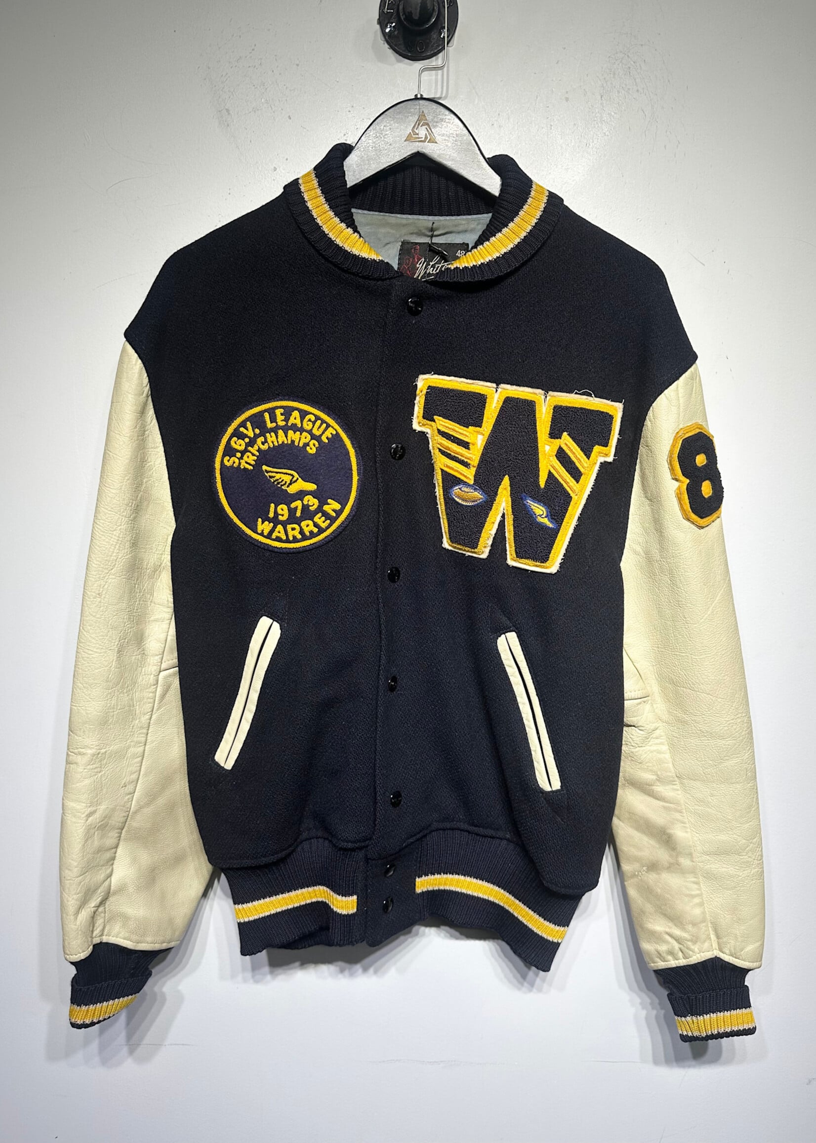 1973 Whiting SGV League Champ Varsity Jacket Masc L
