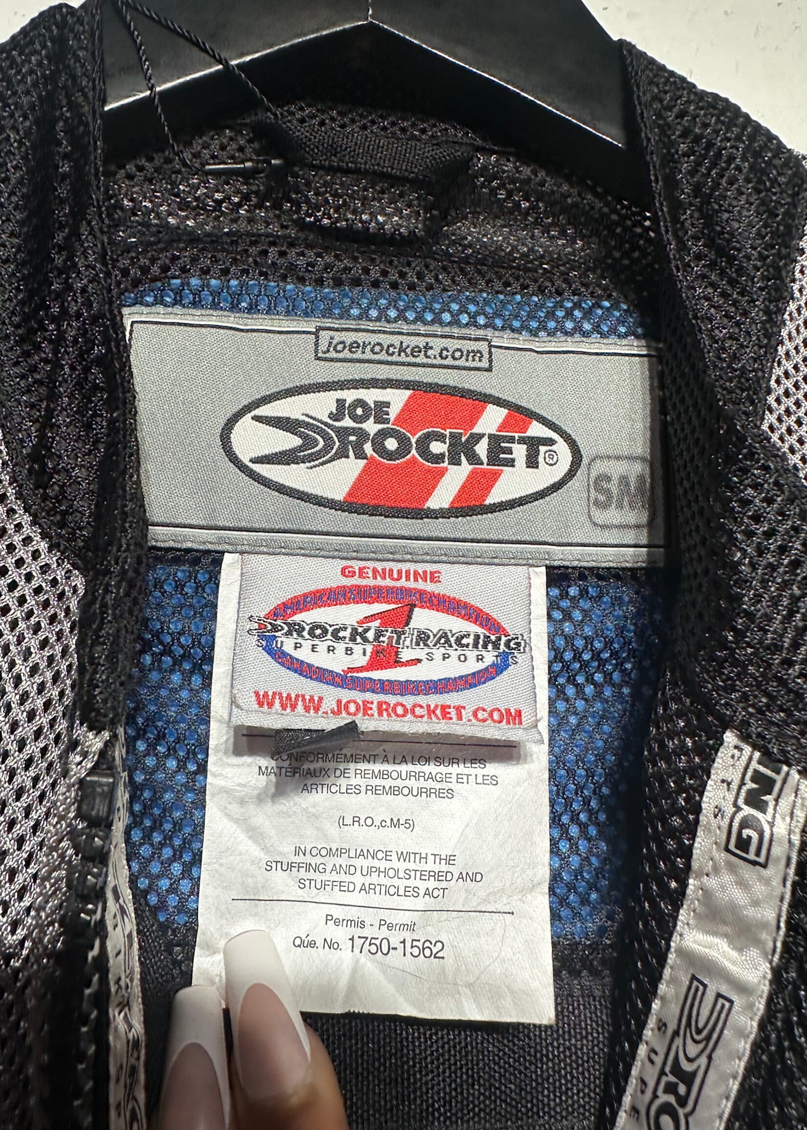 Joe Rocket Motorcycle Grey Mesh Jacket Fem S