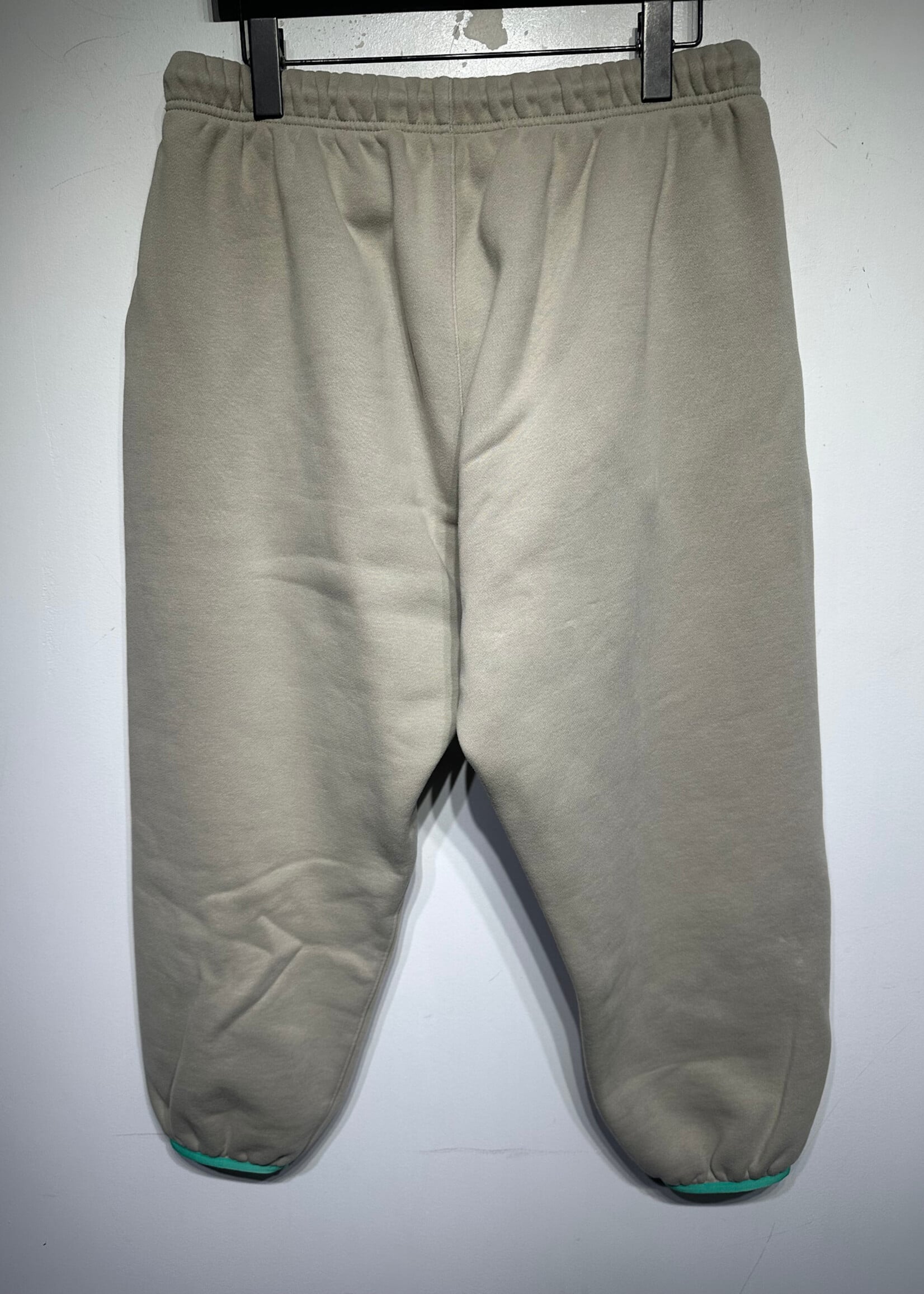 Essentials Beige Teal Cuff Sweatpant M/30