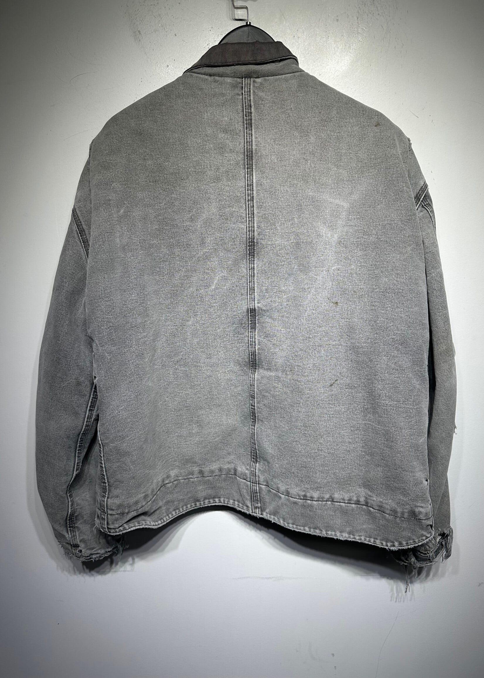 Carhartt Distressed Grey Full Swing Jacket L AS IS