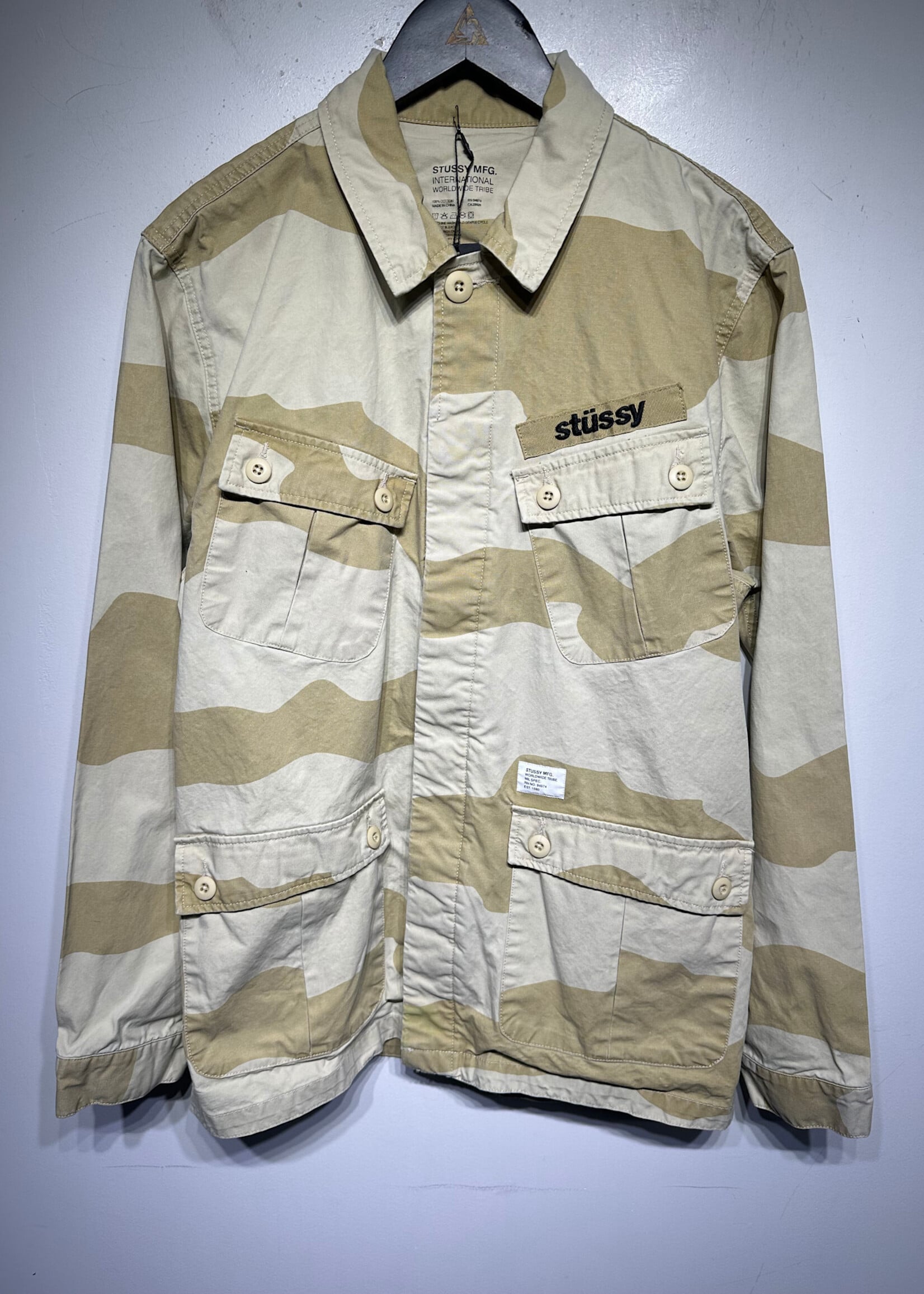 Stussy Desert Camo Cargo Jacket L