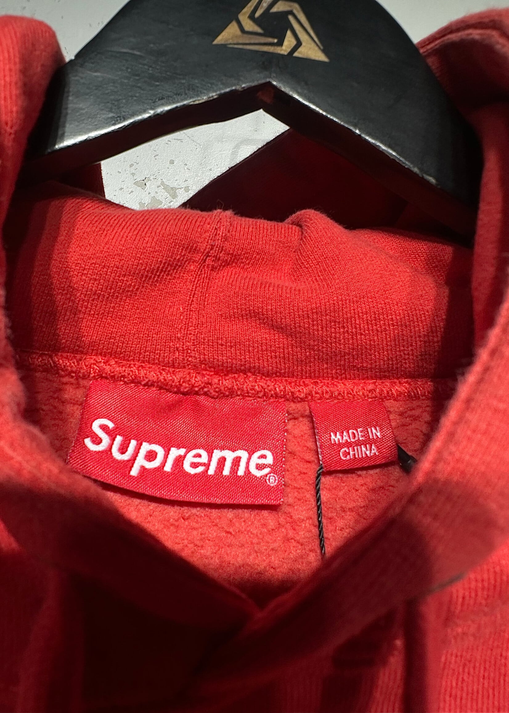 Supreme Is Love Red/black Spellout Hoodie Masc M