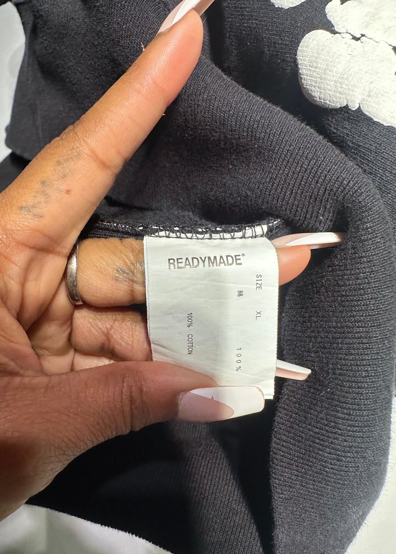 Readynade x Denim Tears Black White XL Masc