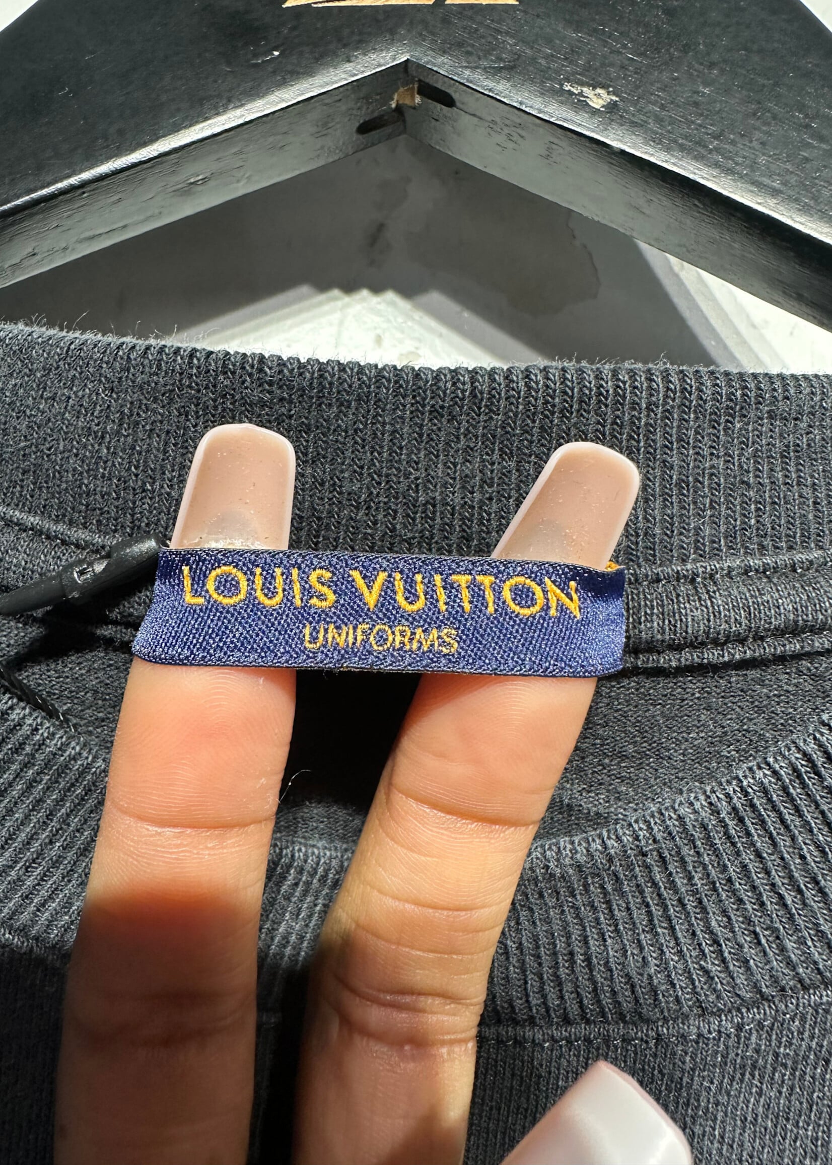 Louis Vuitton Uniform Reverse Logo Tee XS AS IS