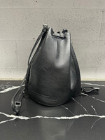 All Saints Black Leather Backpack Style Tote