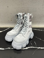 Alexander Wang Grey Storm Combat Boot 36/6 AS IS