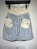 Ralph Lauren VTG Blue Striped Skirt 24-26