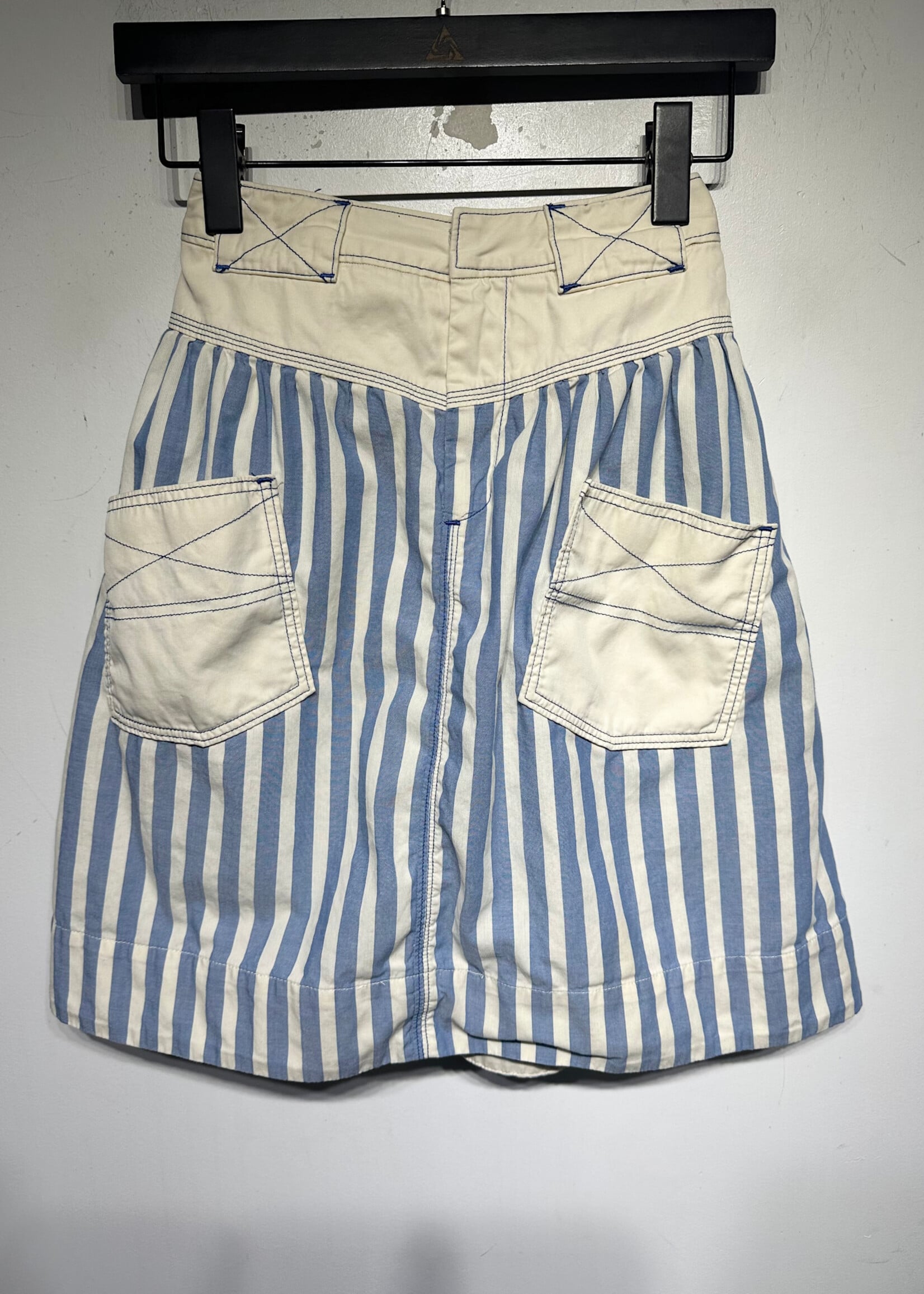 Ralph Lauren VTG Blue Striped Skirt 24-26