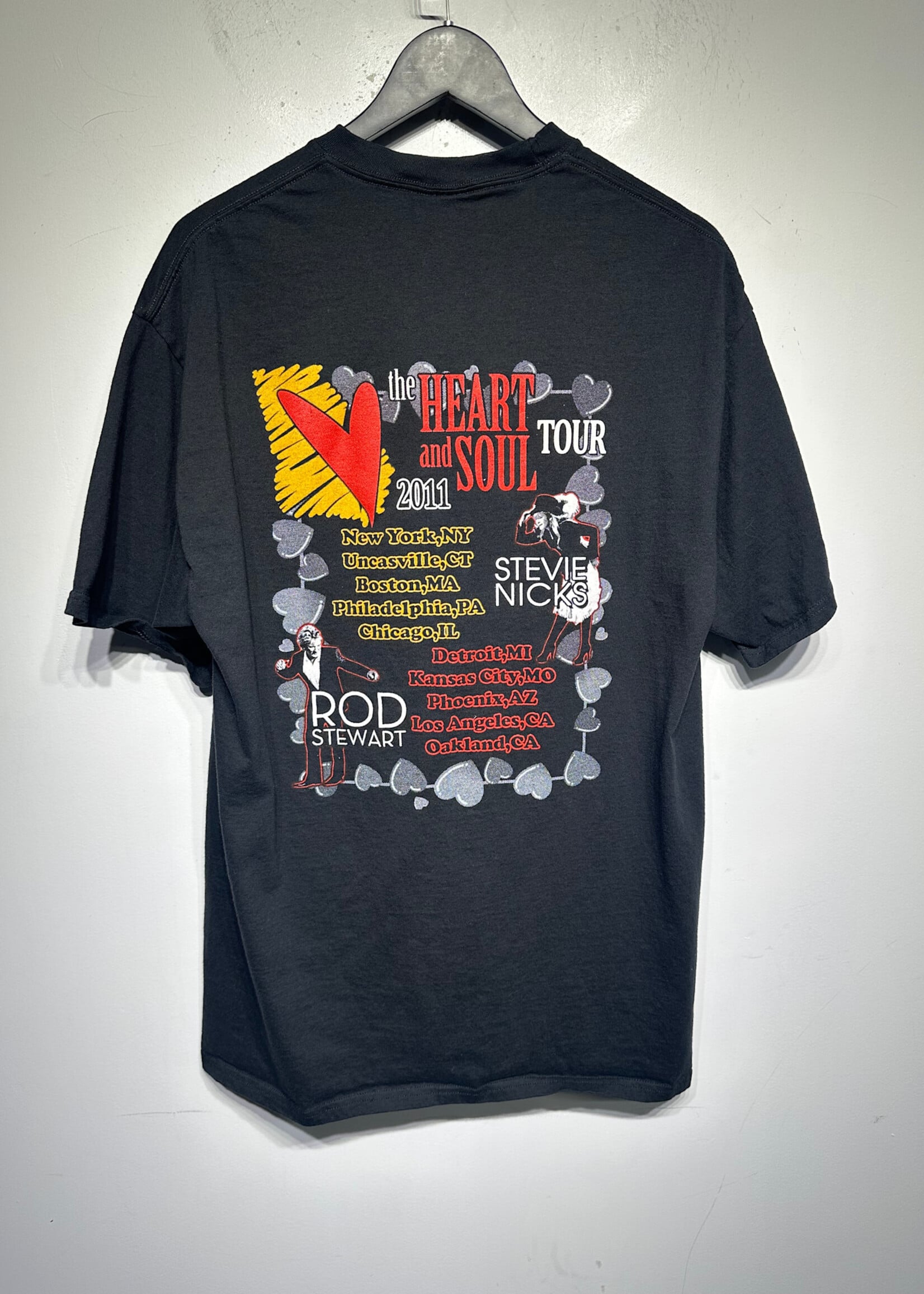 Rod Stewart The Heart And Soul Tour Tee XL