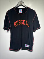 Asap x Russell Black Red Fuzzy Logo Tee M
