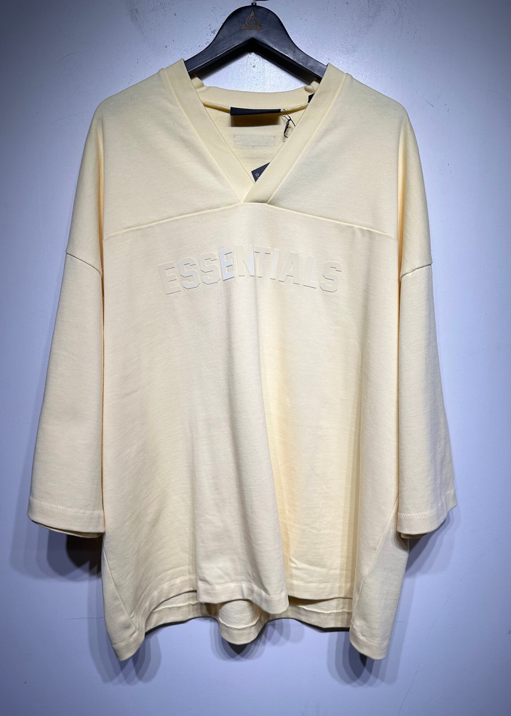 NWT Essentials Yellow Jersey Tee L