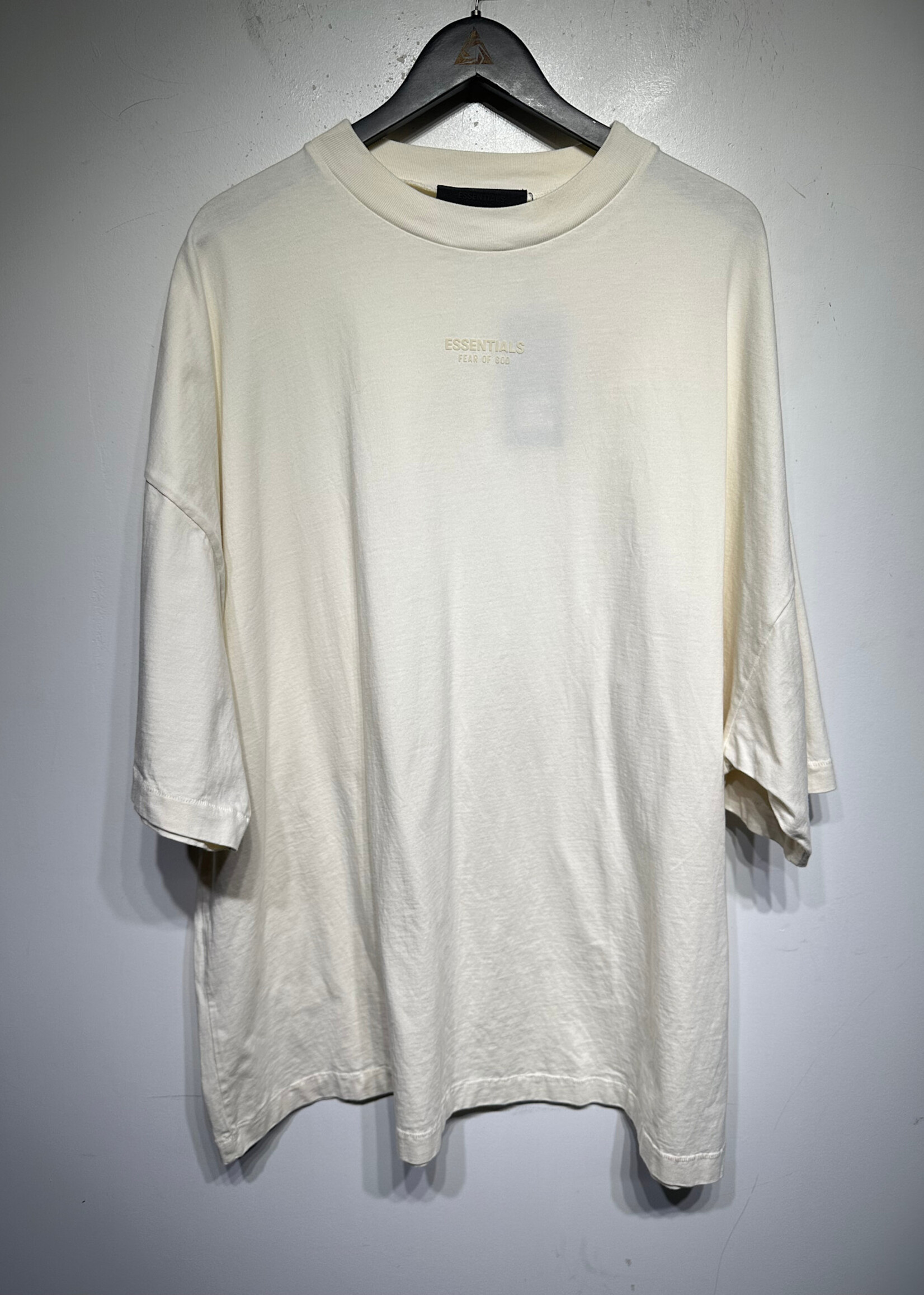 Essentials Cream Oversized Tee XL