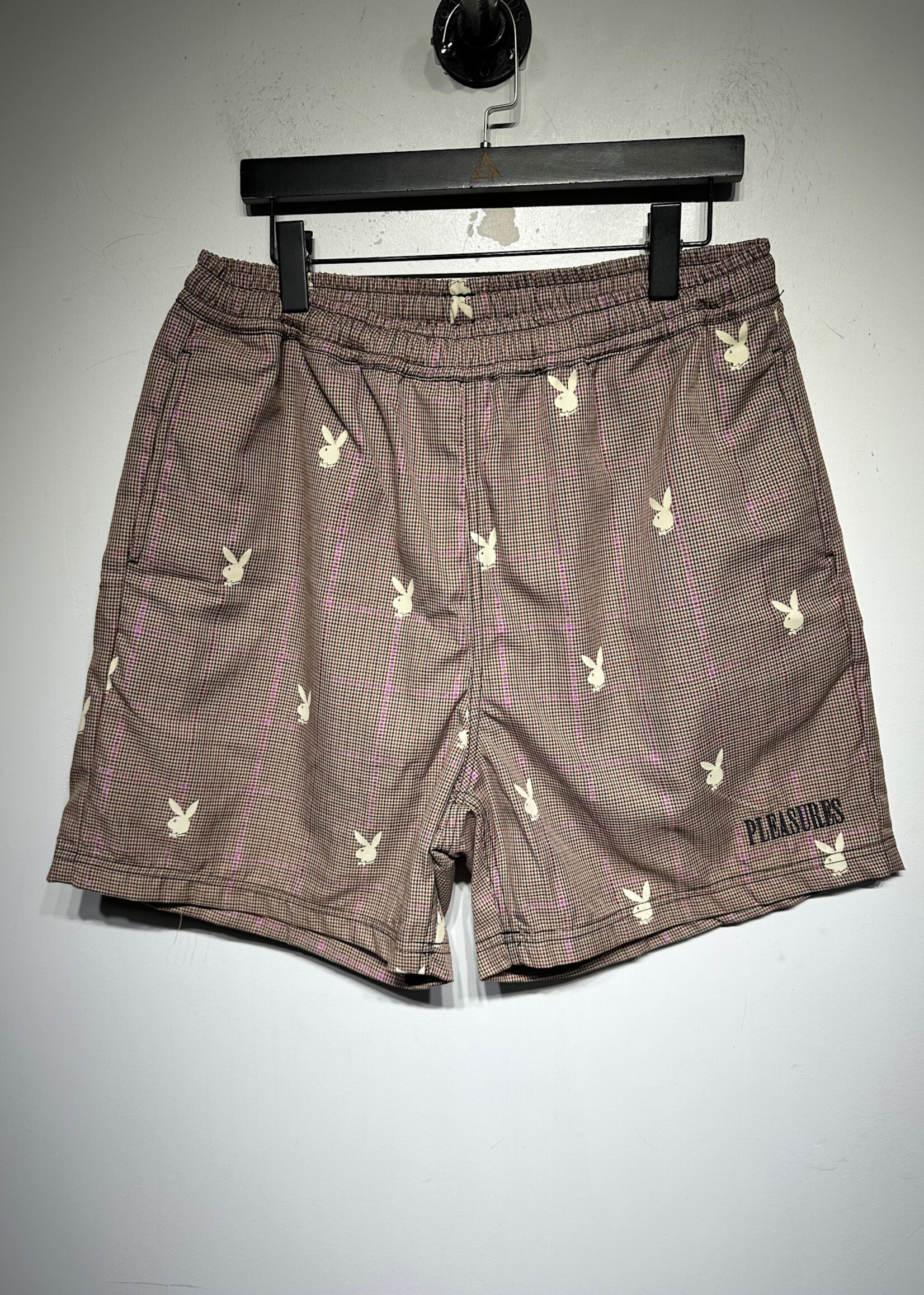 Playboy x Pleasures Houndstooth Shorts L/34