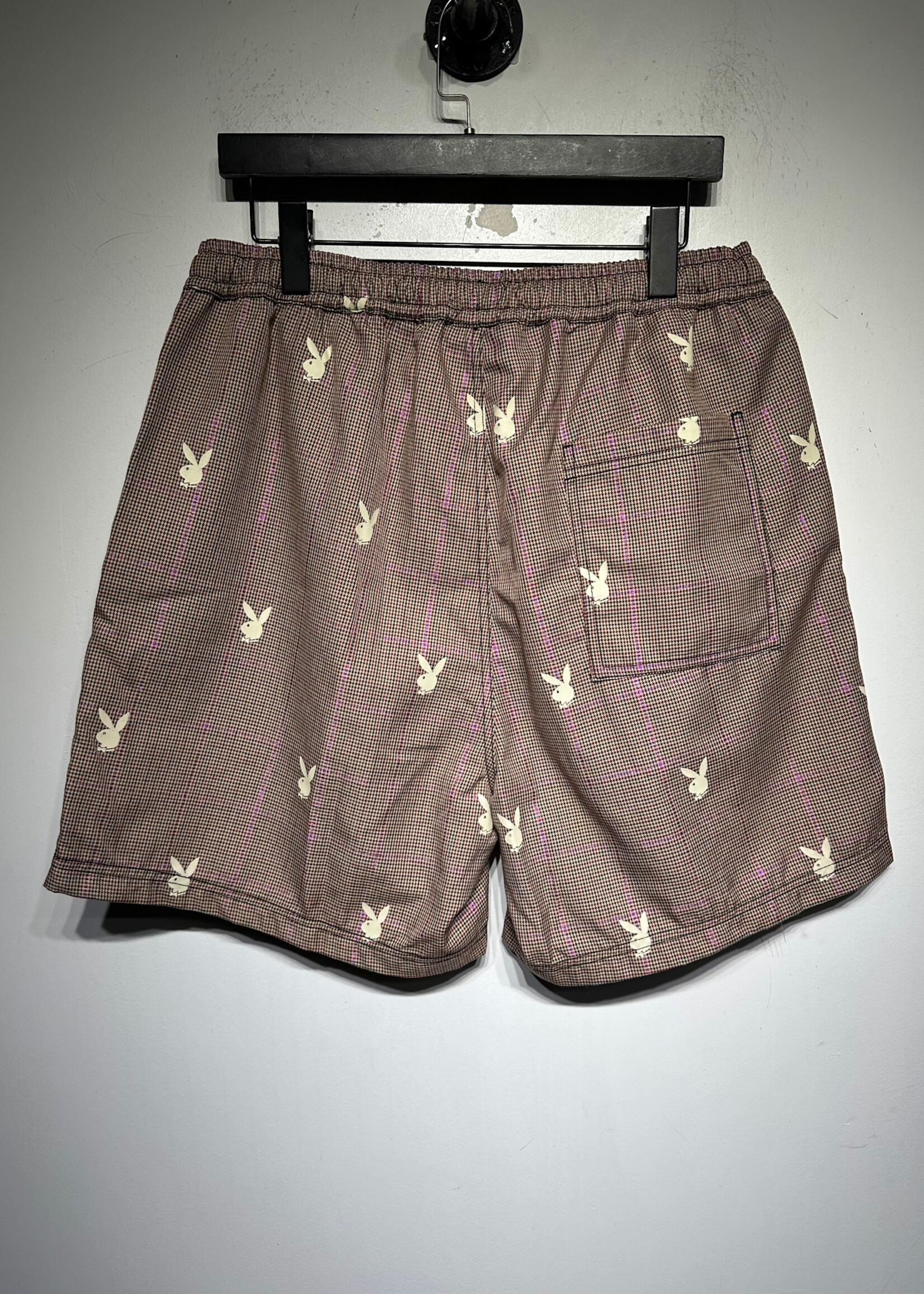 Playboy x Pleasures Houndstooth Shorts L/34