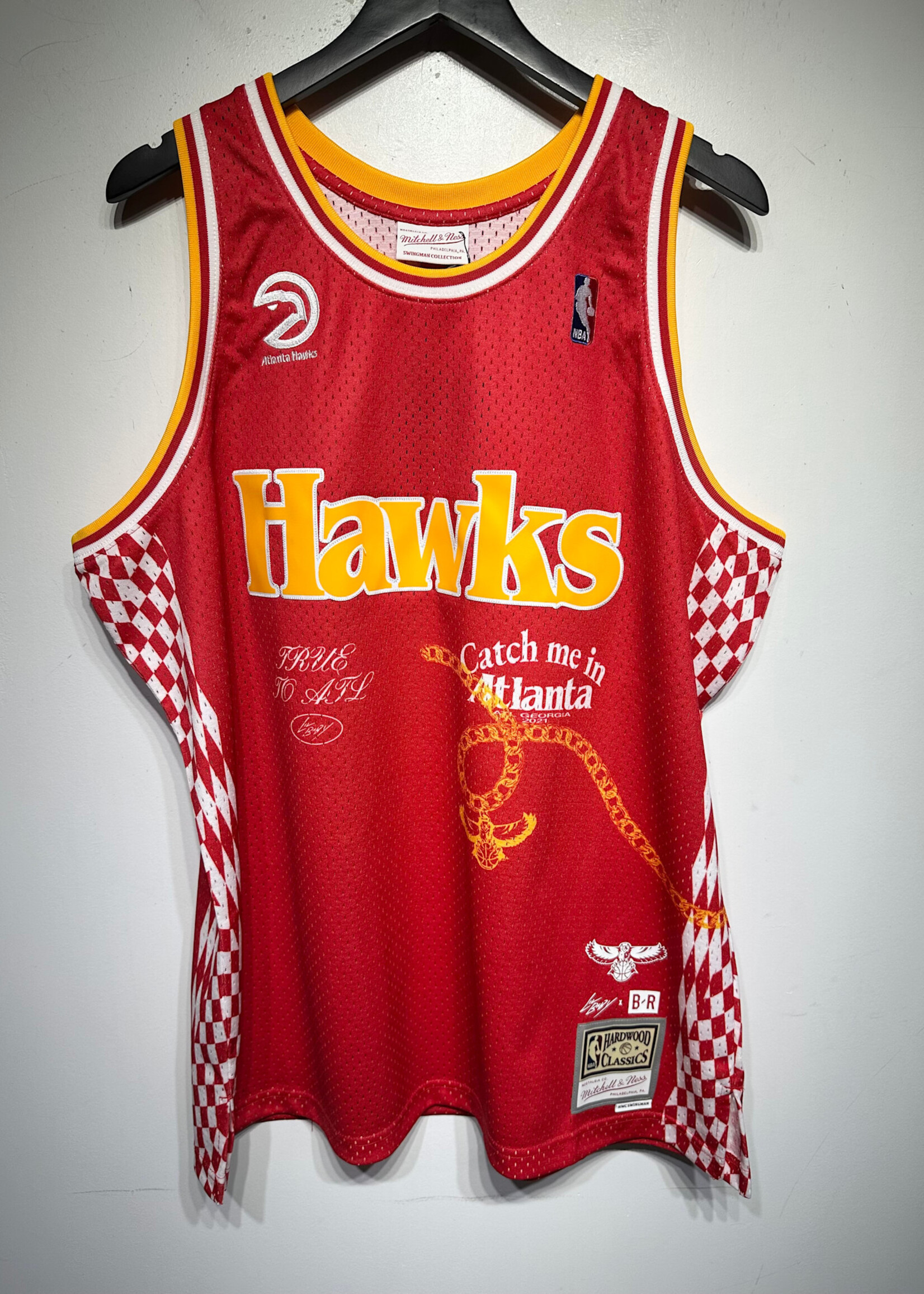 Mitchell & Ness Hawks Lil Baby Jersey XL