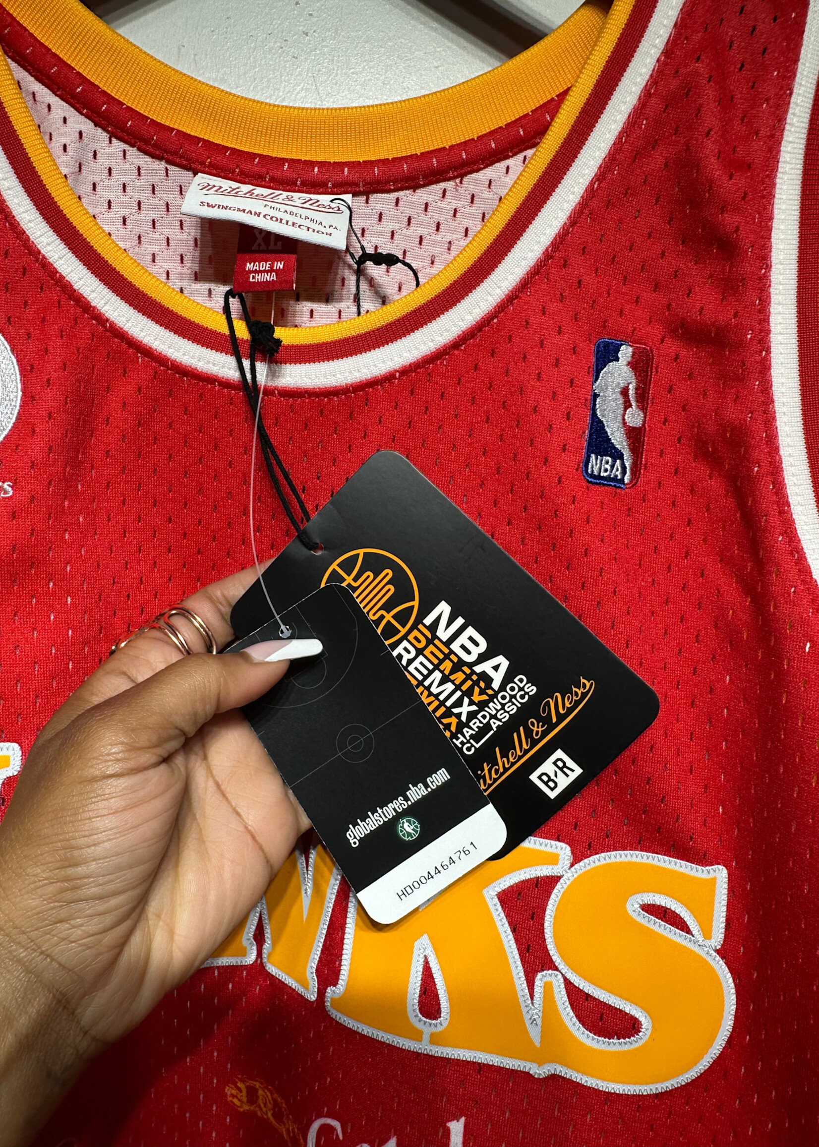 Mitchell & Ness Hawks Lil Baby Jersey XL