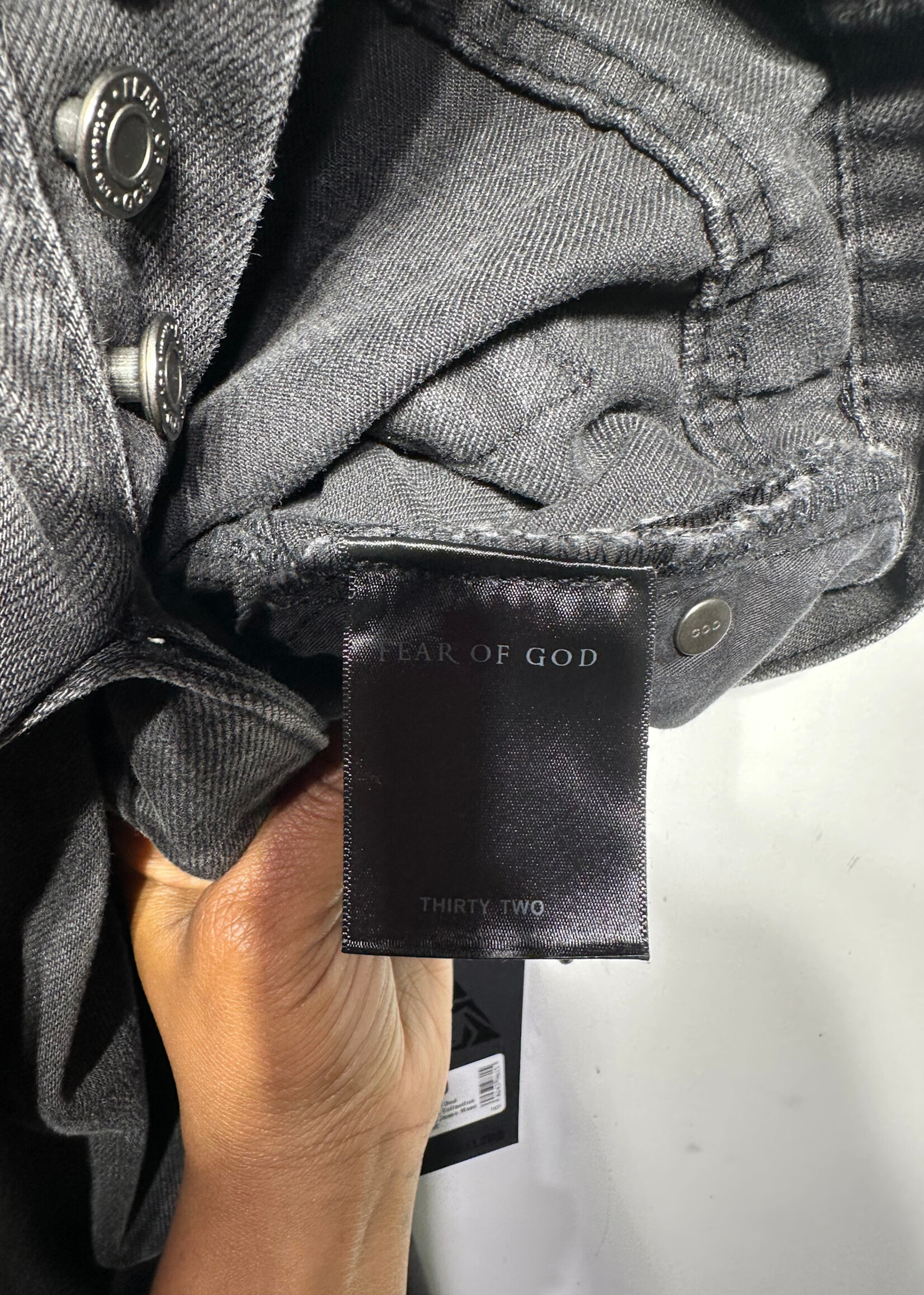 Fear of God Fourth Collection Black Jeans Masc 32
