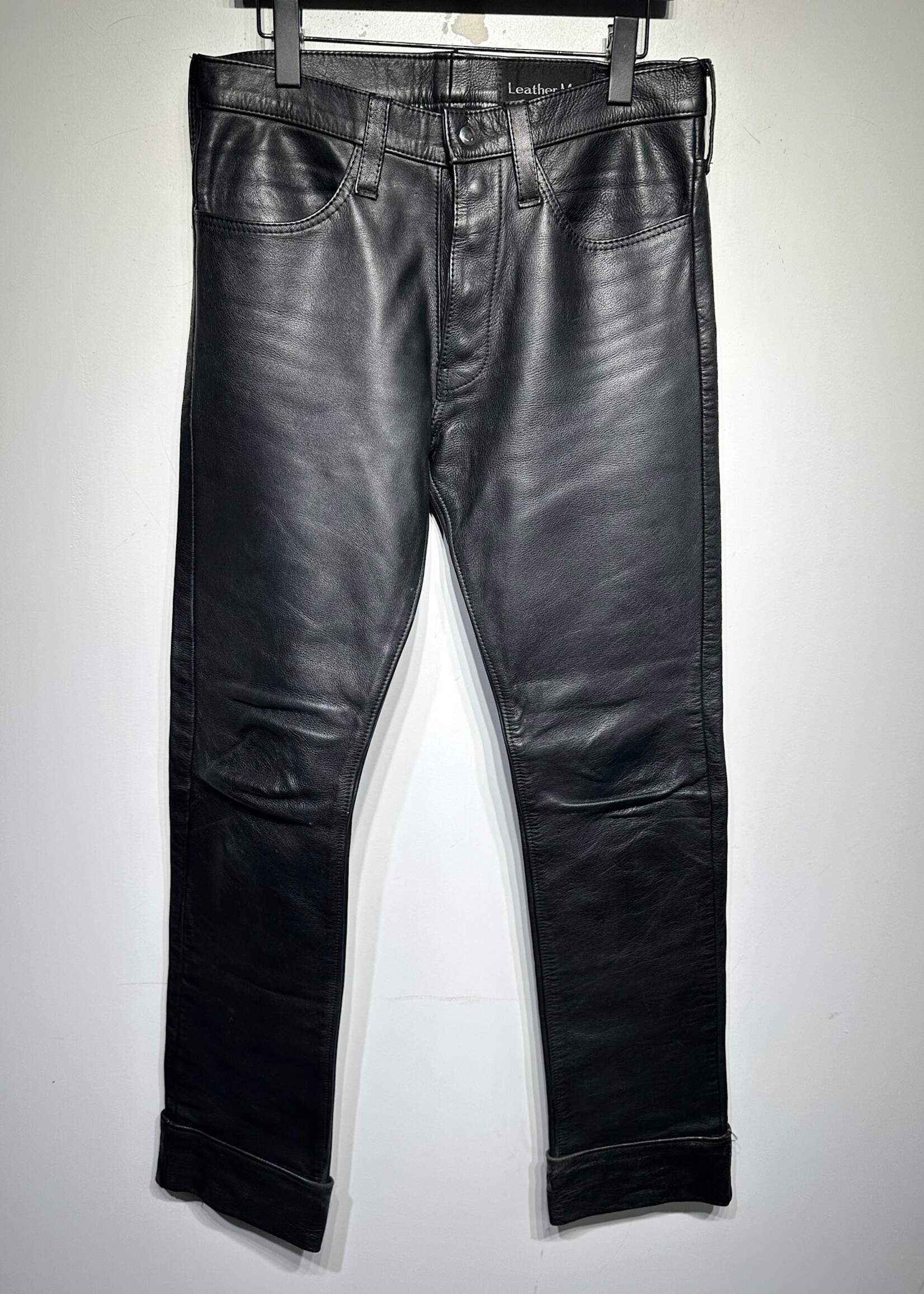 Leatherman Black Leather Pant Masc 32