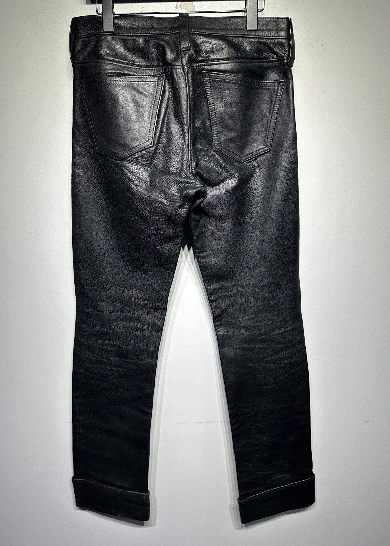 Leatherman Black Leather Pant Masc 32
