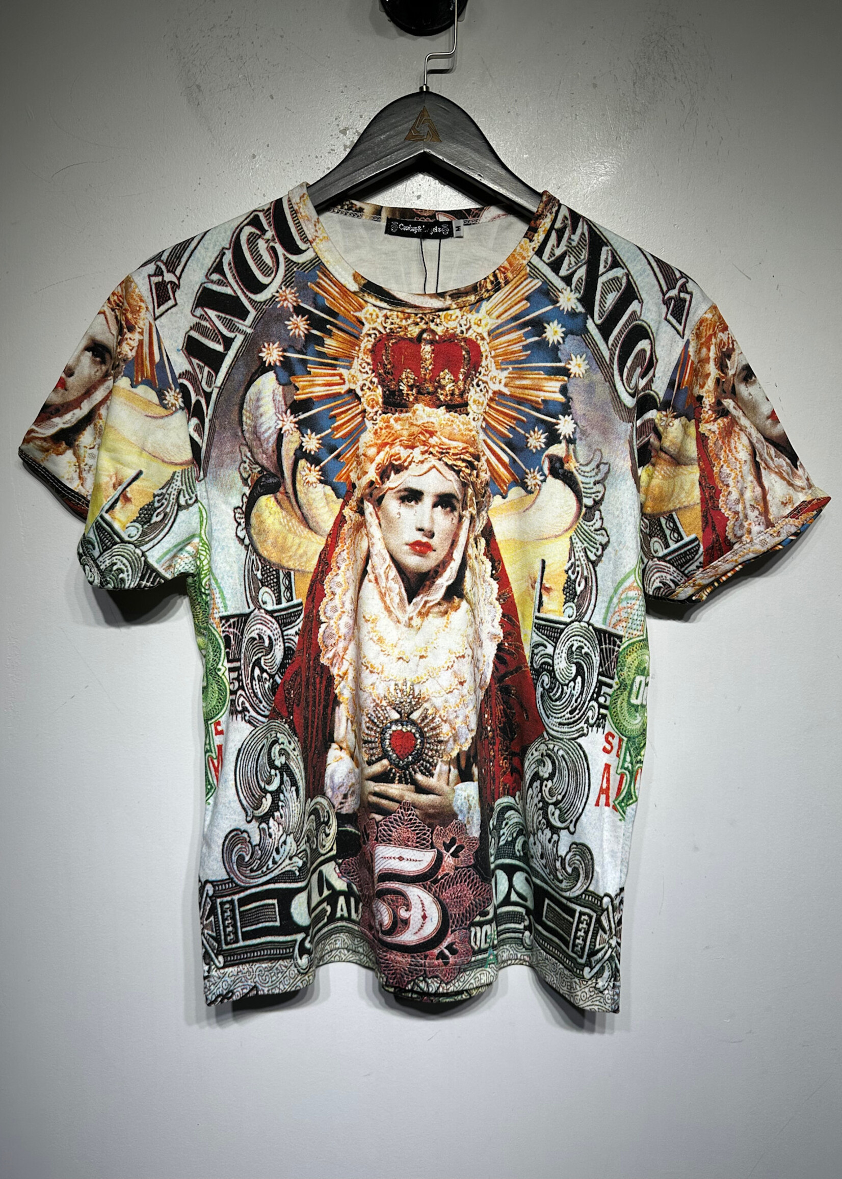 Cowboy And Angels White Mary AOP Tee Masc M
