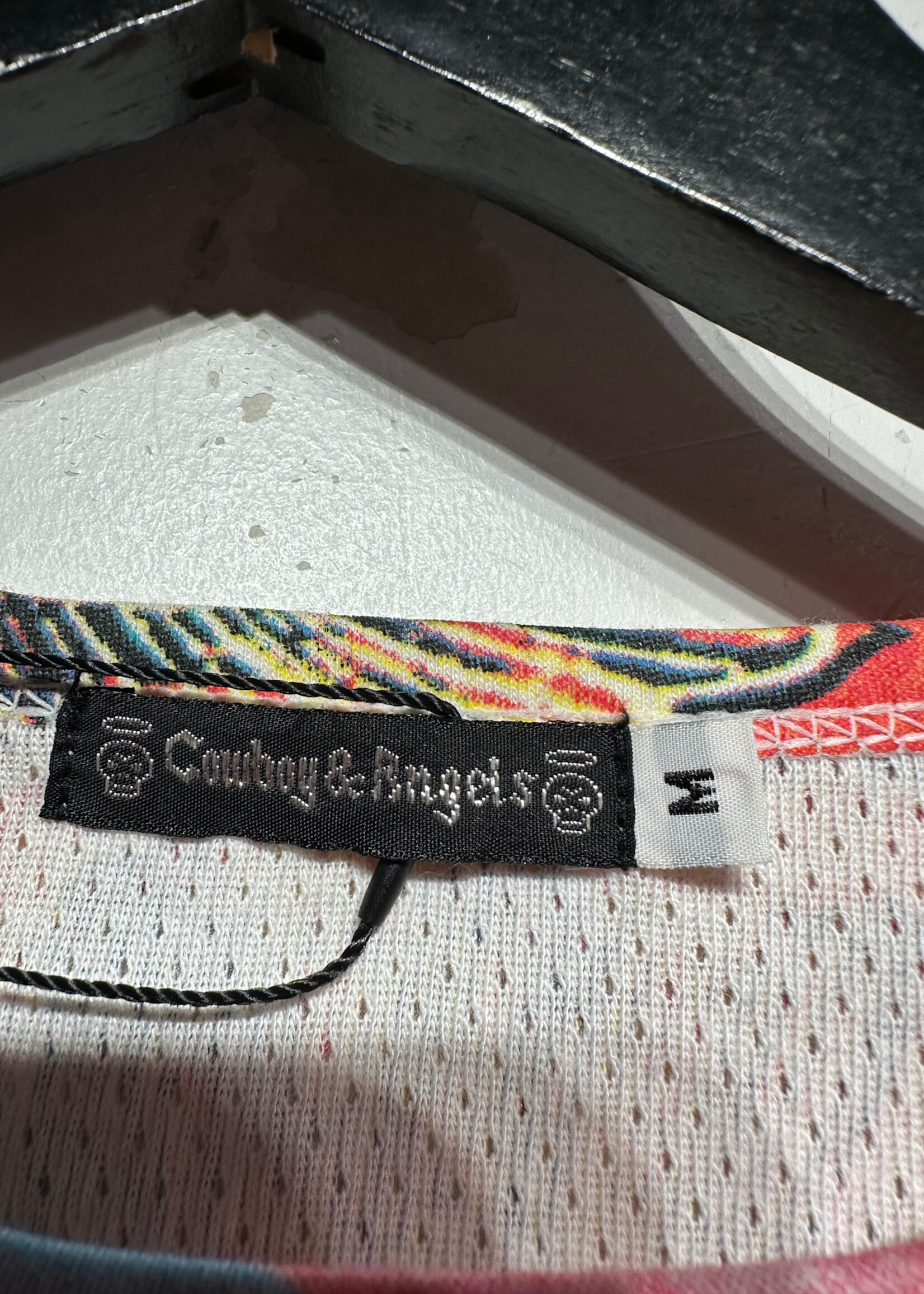 Cowboy And Angels Red Jesus AOP Tee Masc M