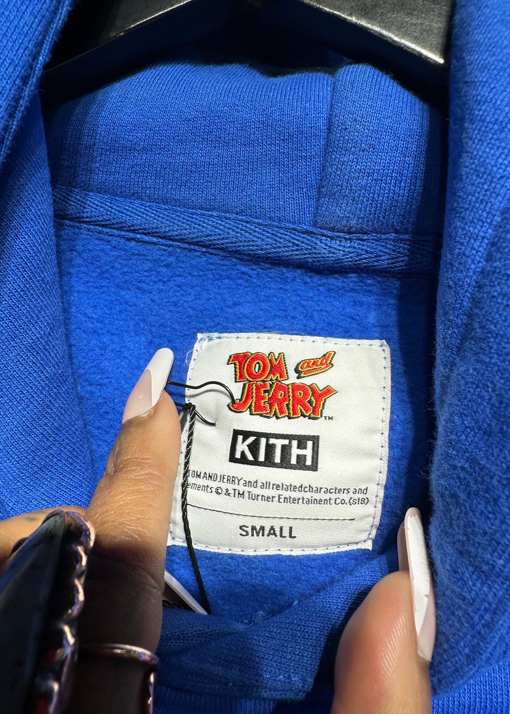Kith Tom and Jerry Hoodie Blue Masc S