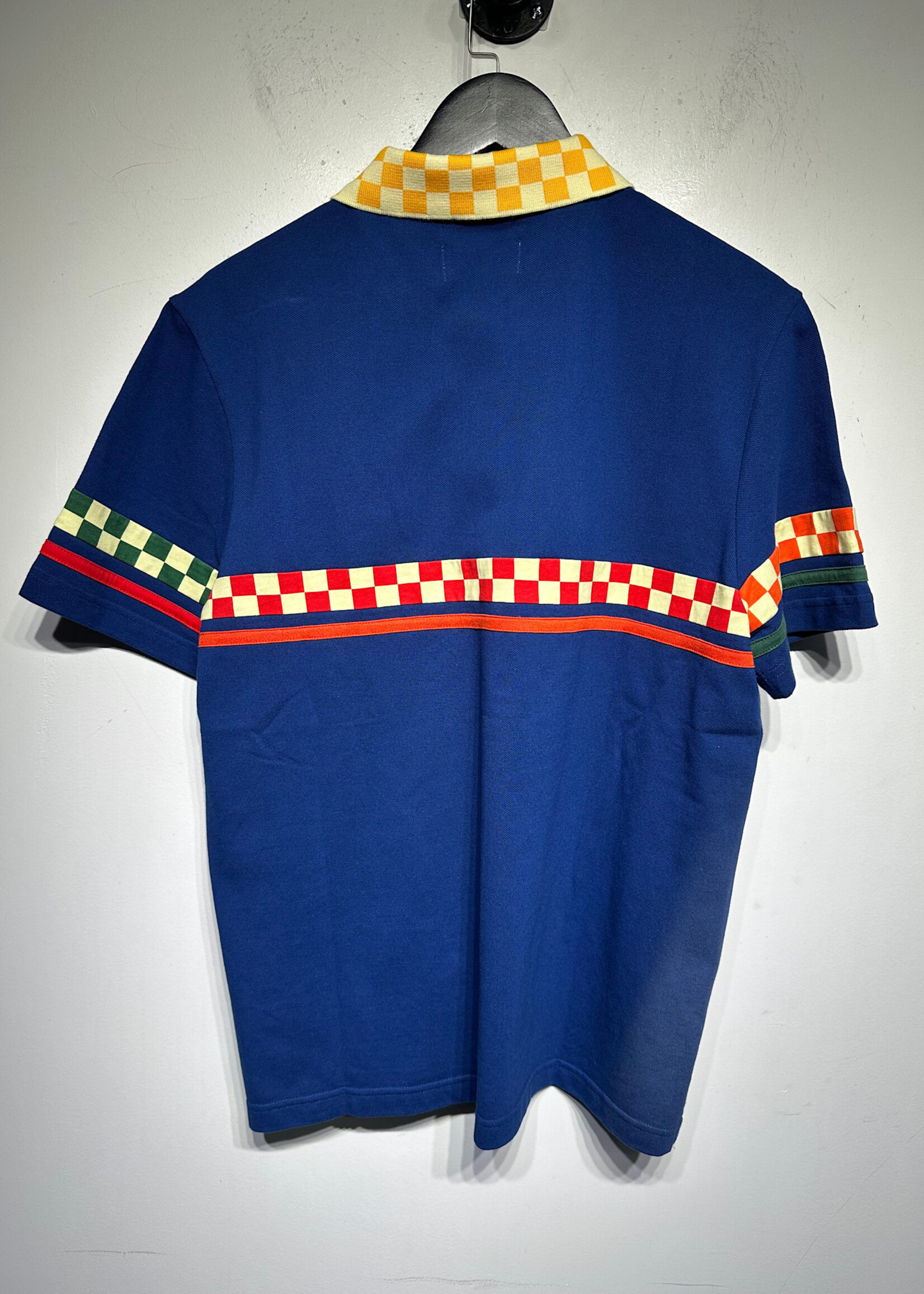 Braindead Sergio Tacchini Blue checkered Polo Masc M