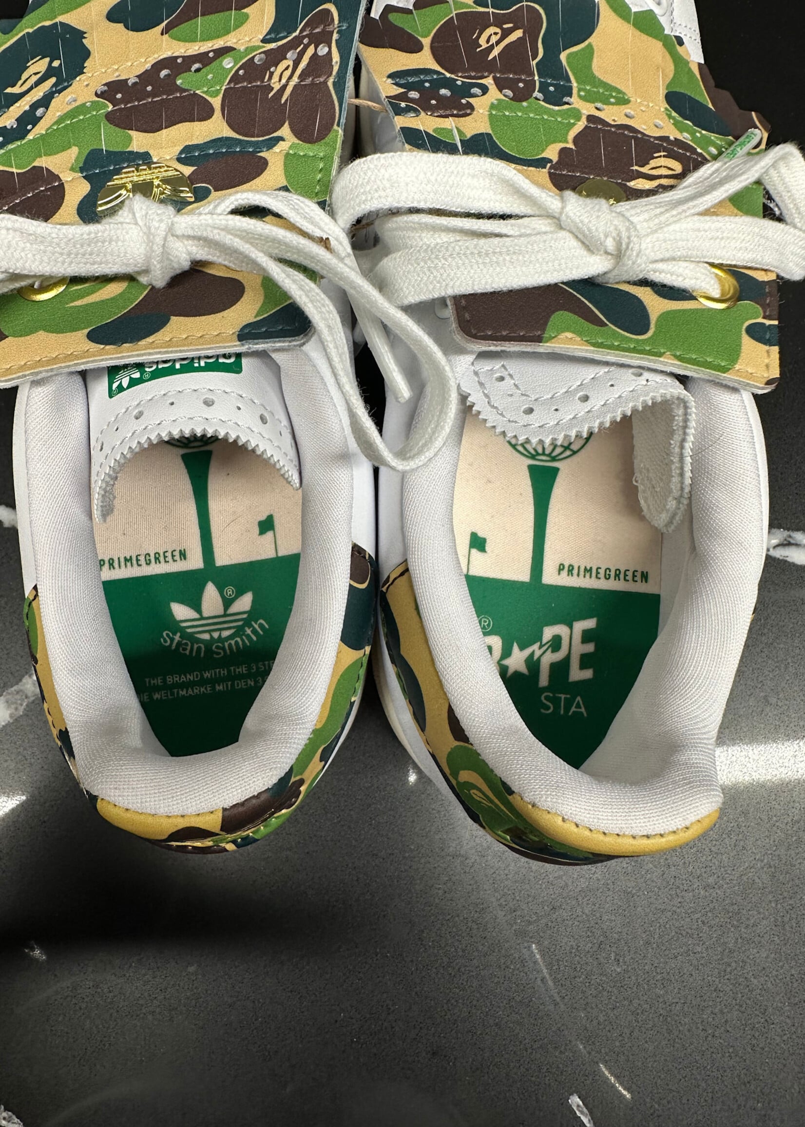 DS Bape Adidas Stan Smith Golf Fem 7.5