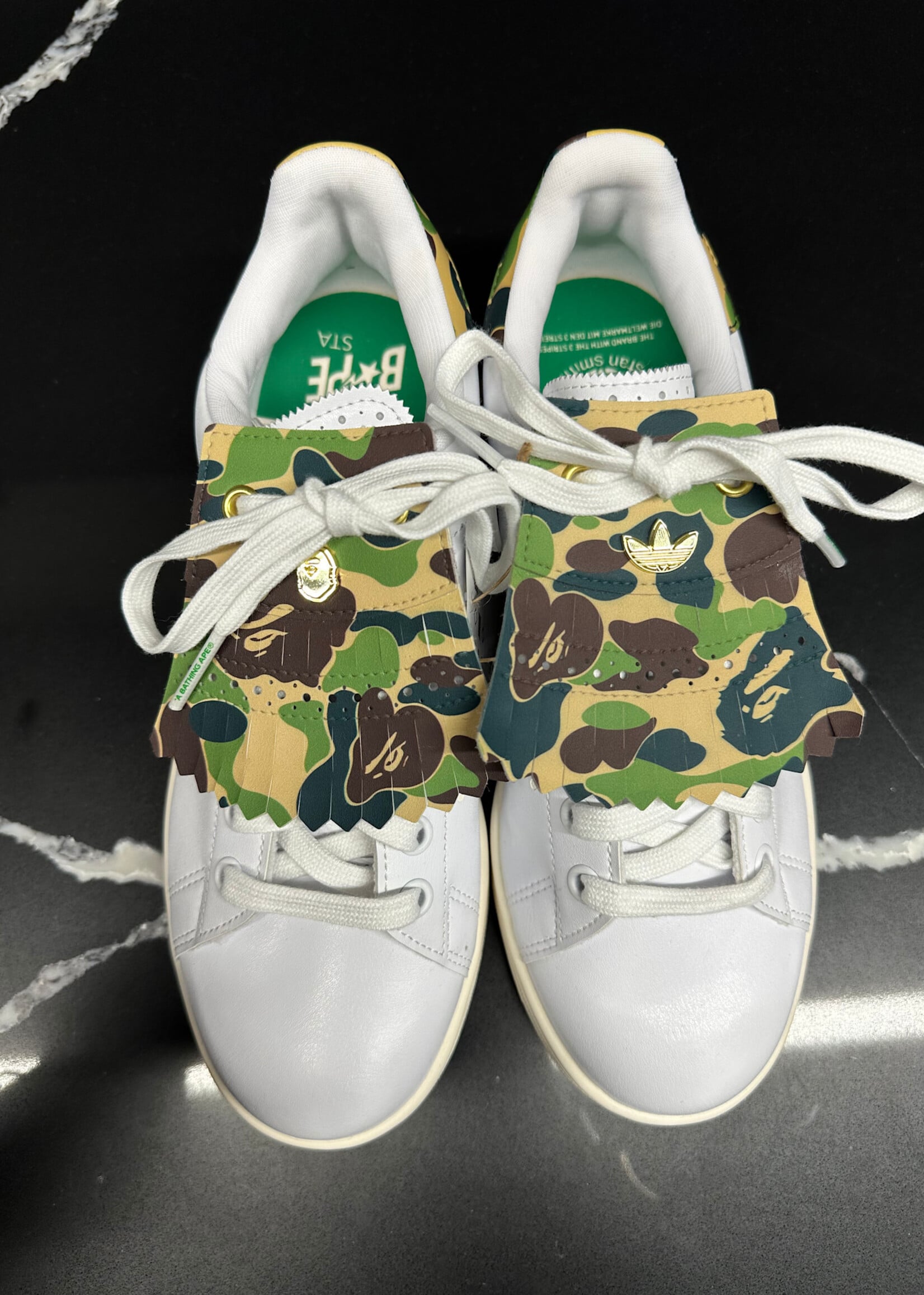 DS Bape Adidas Stan Smith Golf Fem 7.5