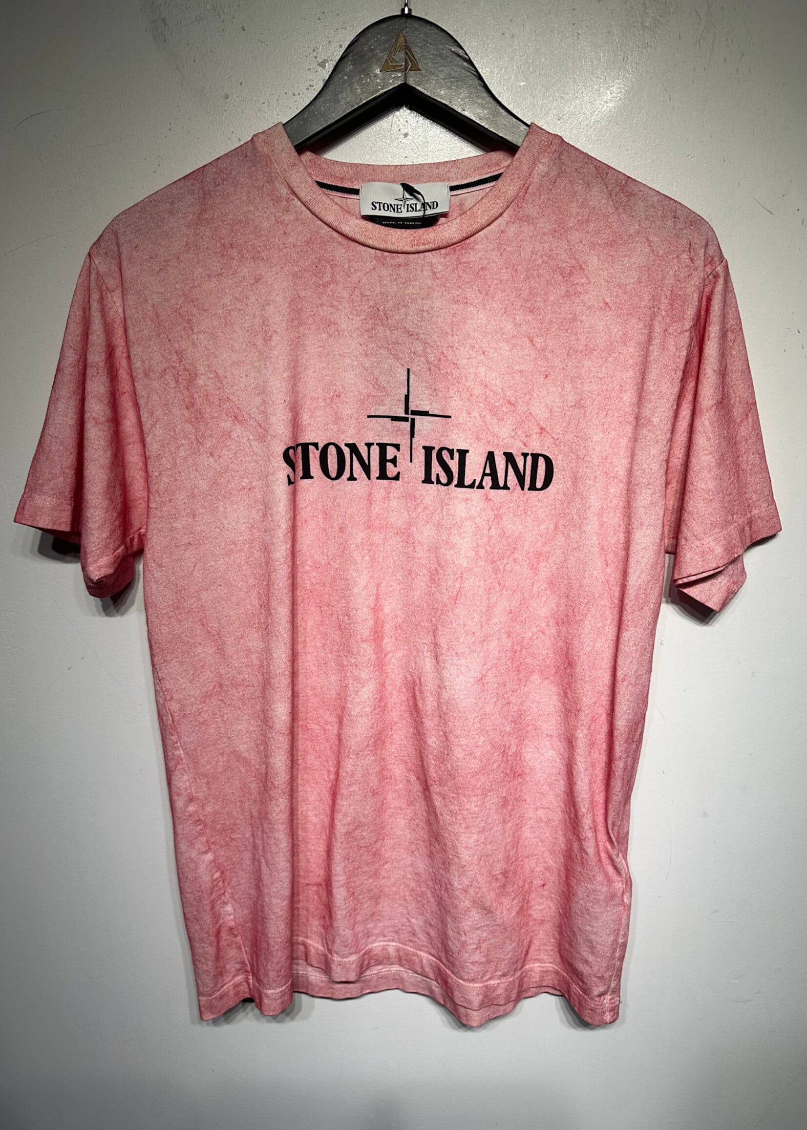 Stone Island Pink Dyed Tee M