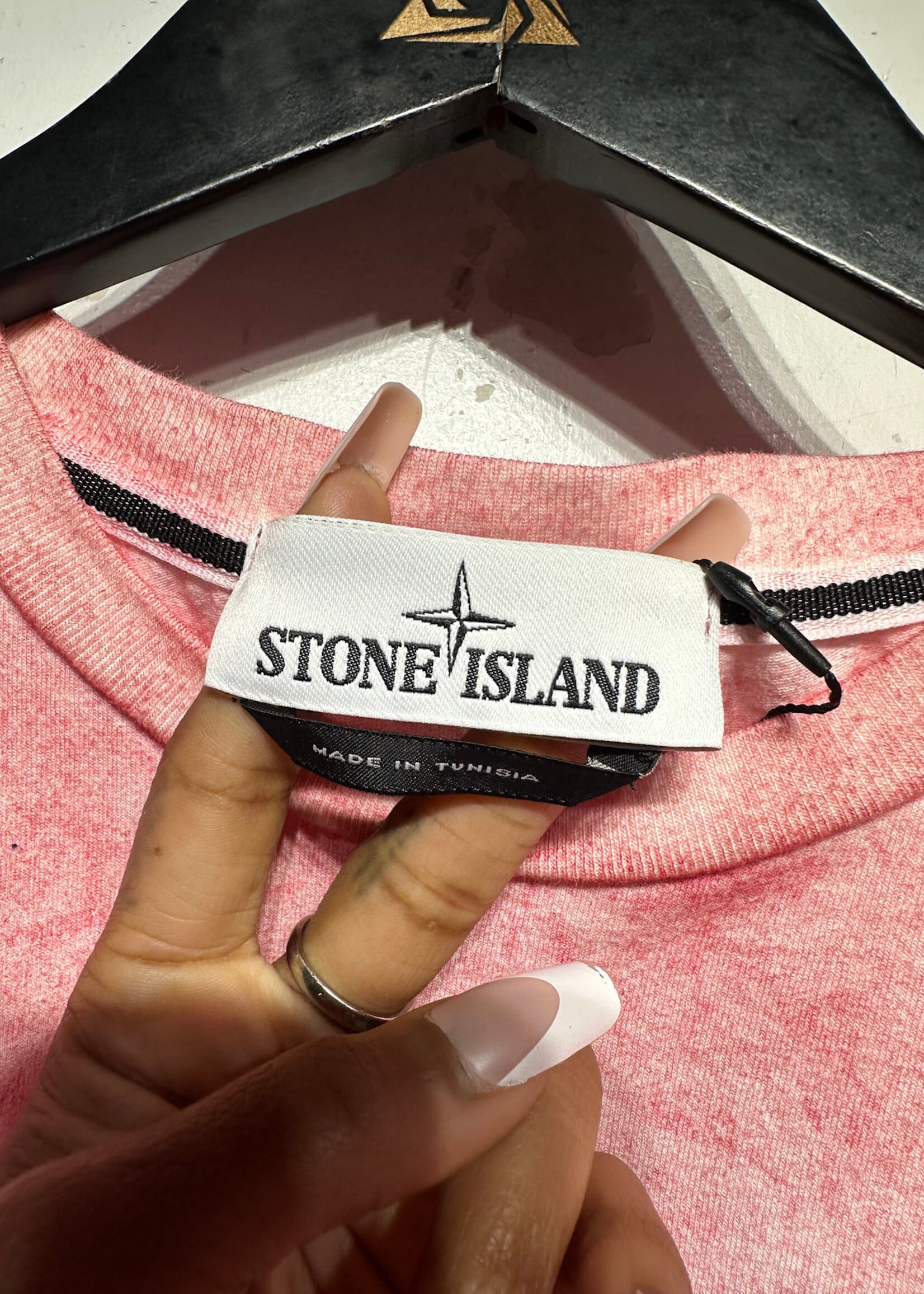 Stone Island Pink Dyed Tee M