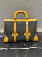 Valentino Vintage Black Canvas Duffle Bag  AS IS