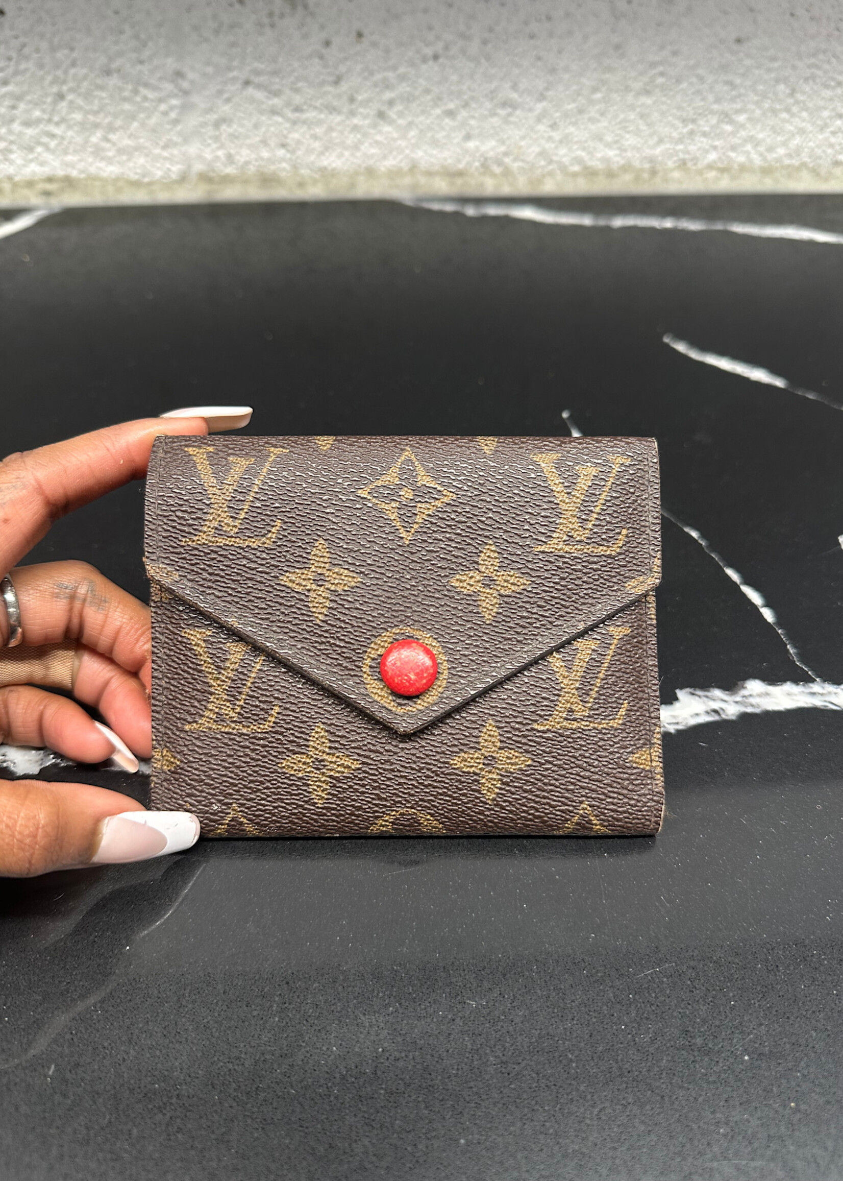 Louis Vuitton Brown Monogram Wallet AS IS