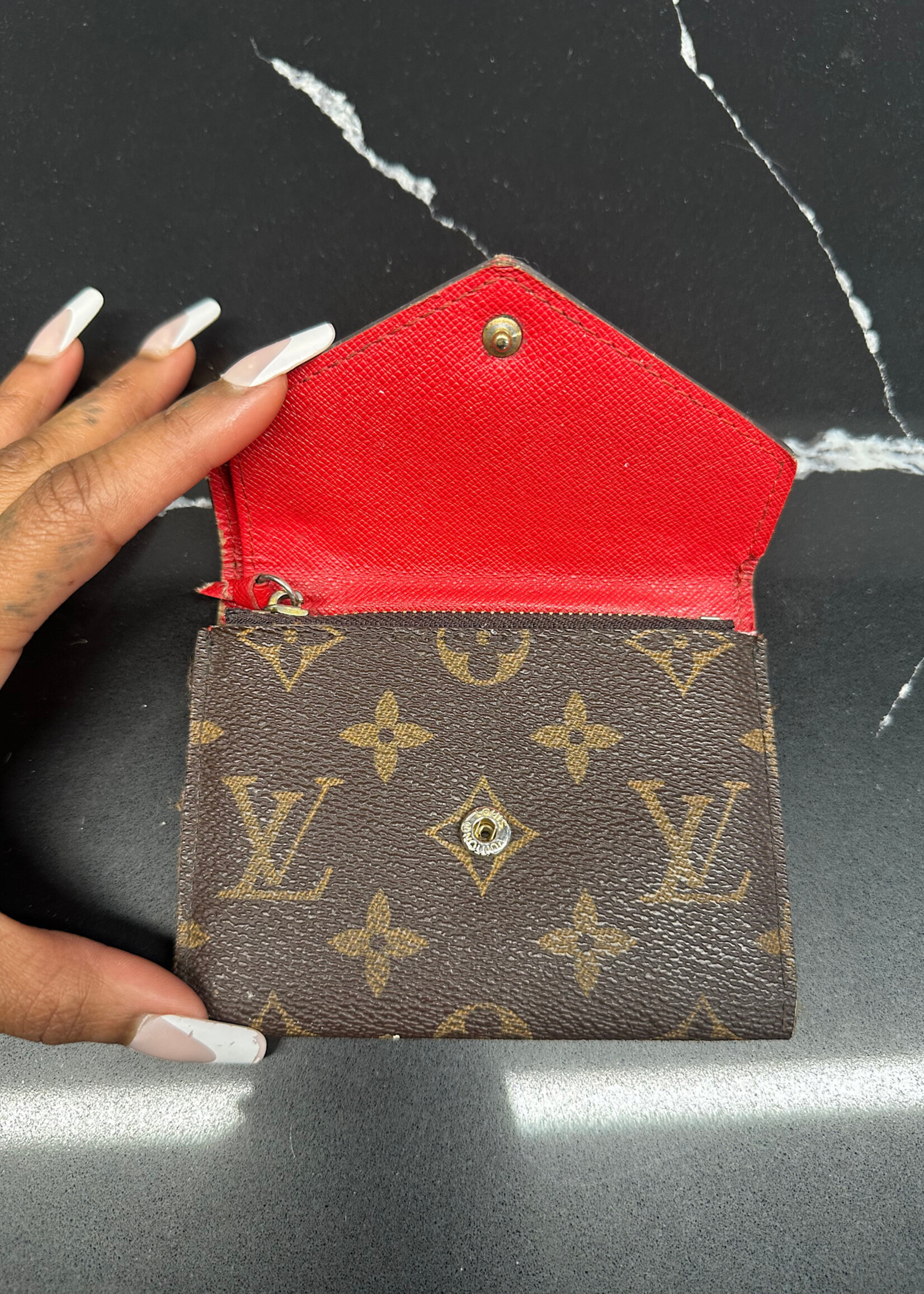 Louis Vuitton Brown Monogram Wallet AS IS