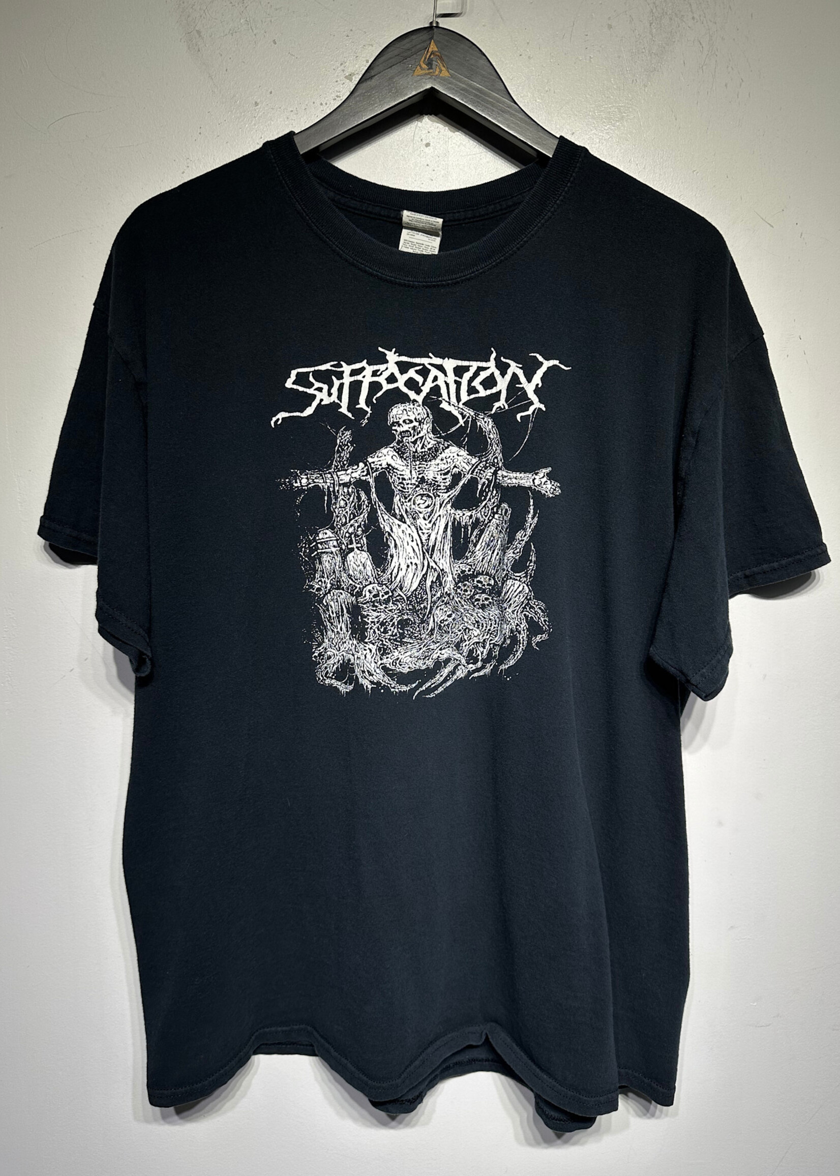 Suffocation Zombie Black Metal Band Tee XL