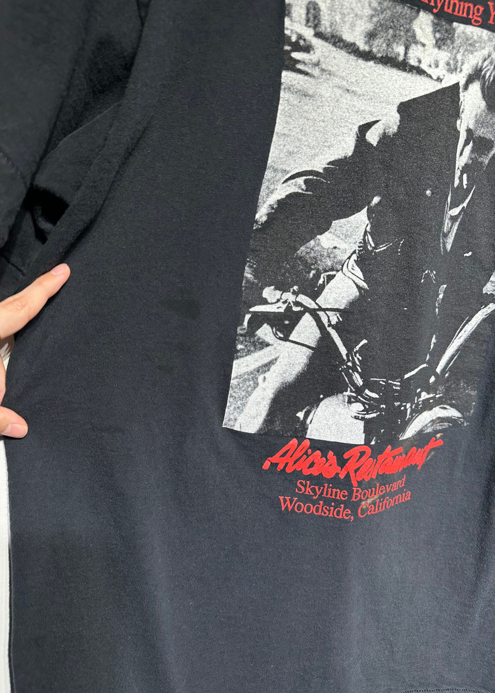 Steve McQueen Alice's Resturant VTG Tee Masc L As Is