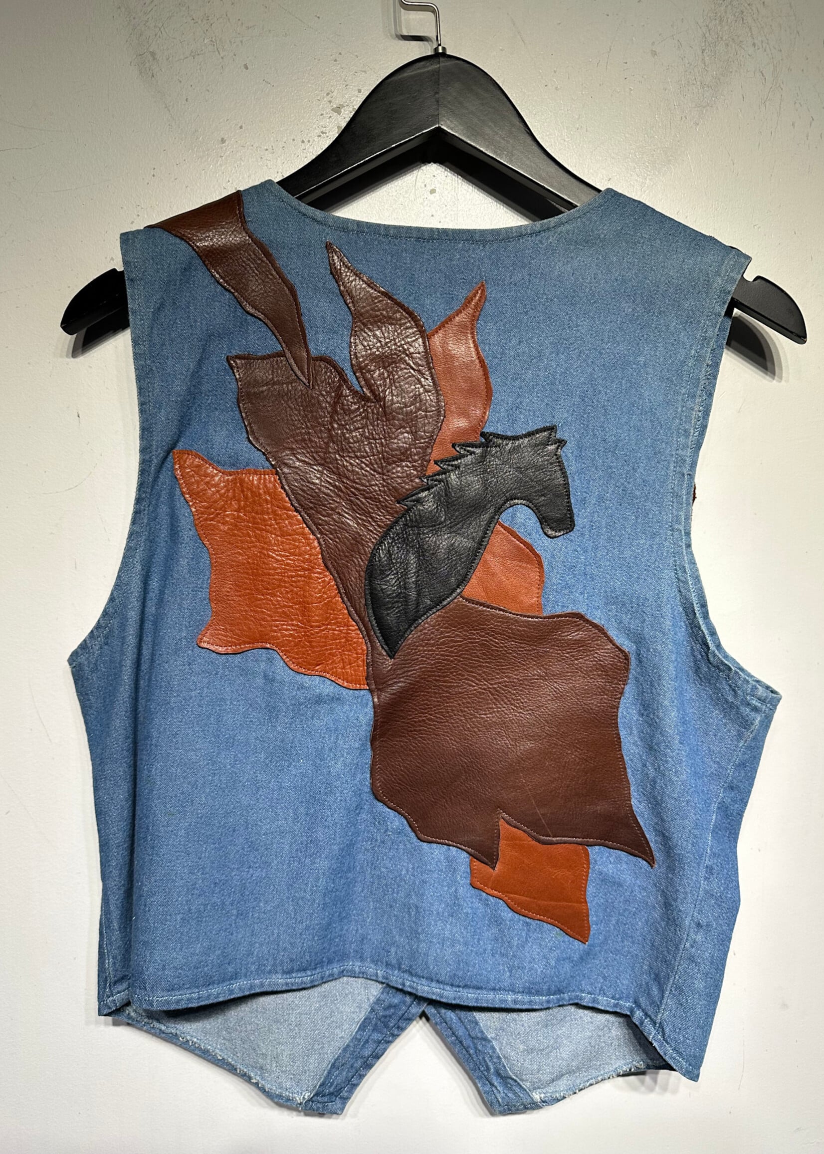 1998 Petra Wall Original Leather Vest M
