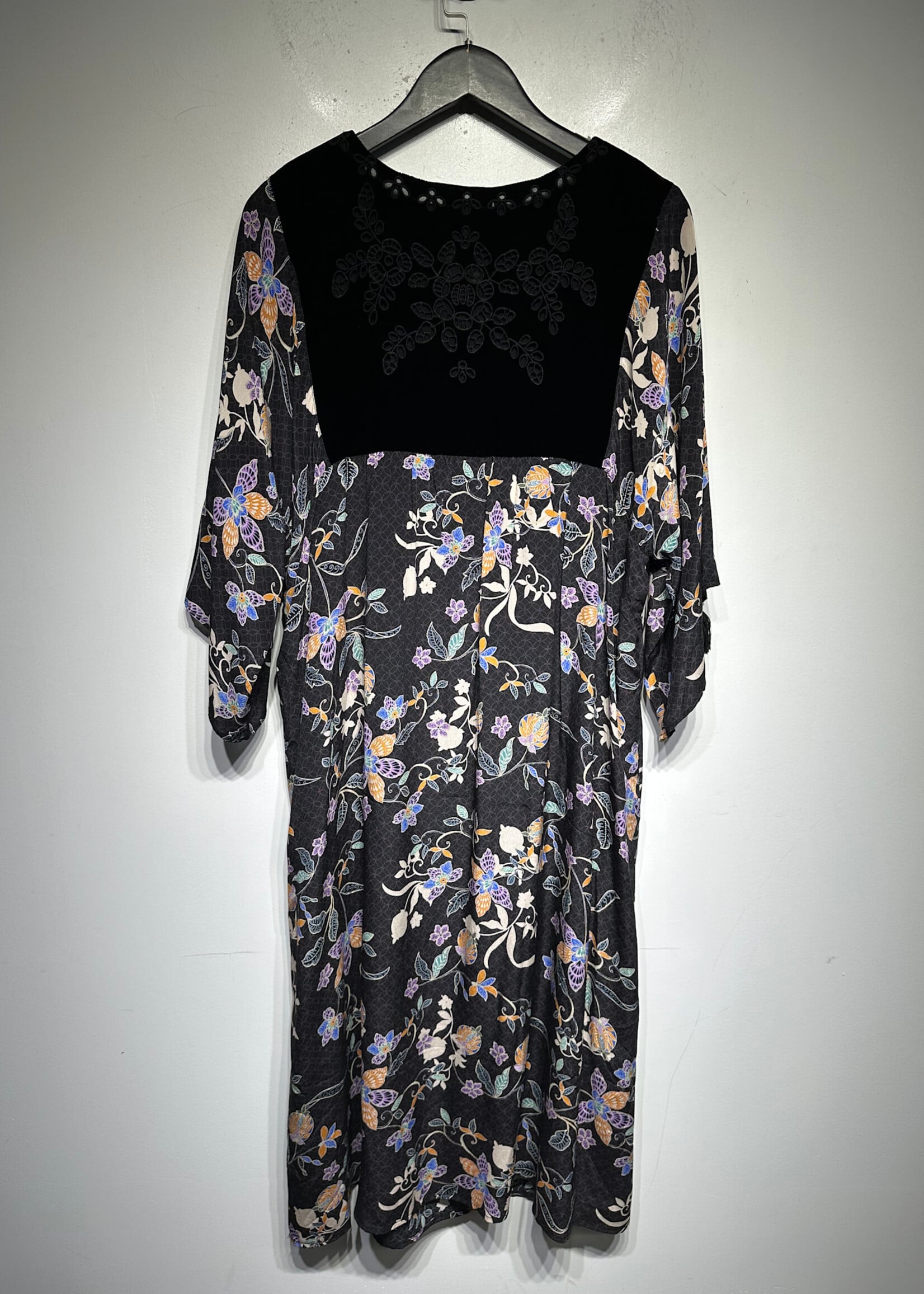 Jade Johnny Was Black Silk Dress Fem M