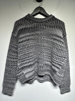 Acne Studios Grey Purple Knit Sweater XS