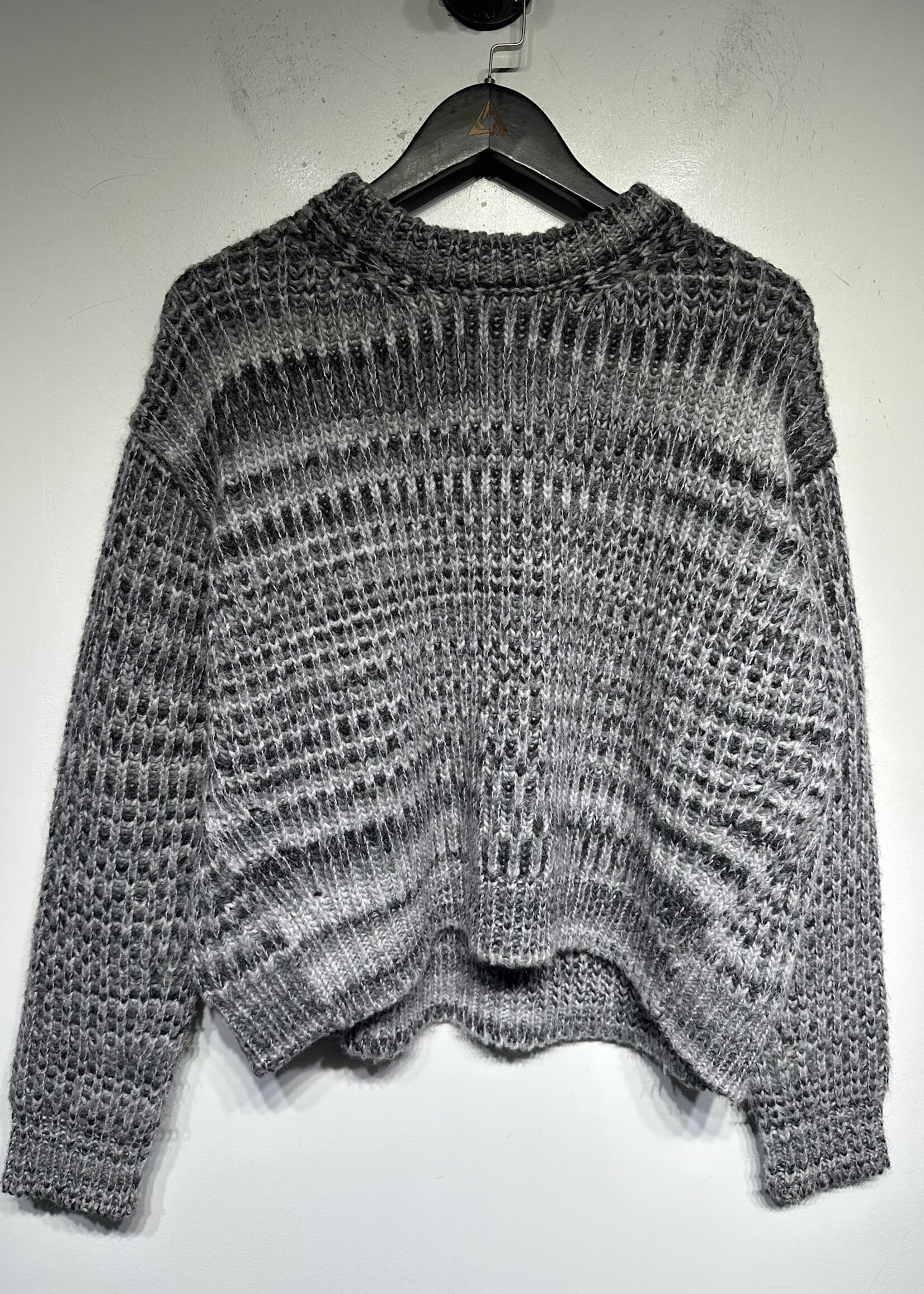 Acne Studios Grey Purple Knit Sweater XS