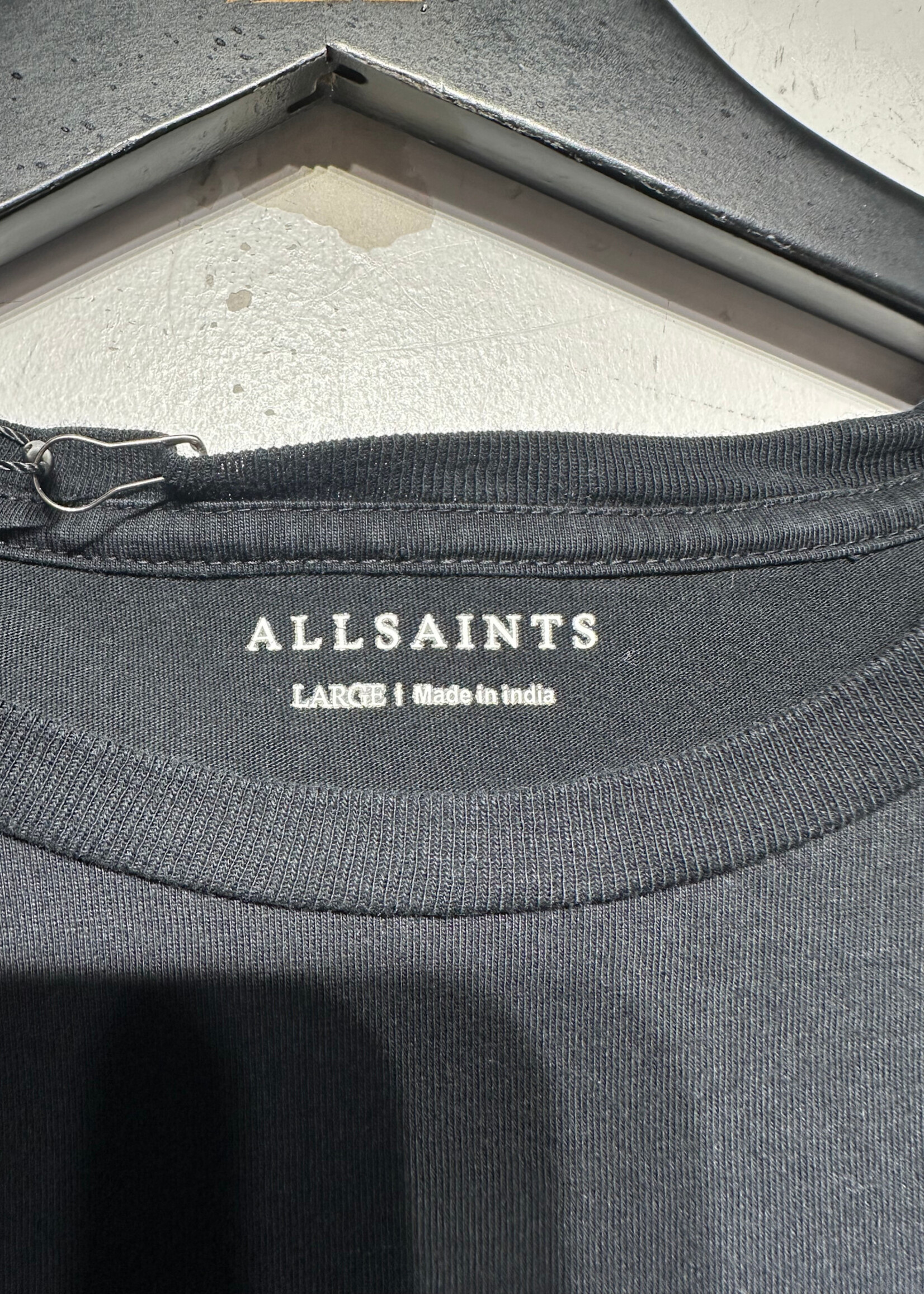 All Saints Black Grim Reaper Tee Masc L