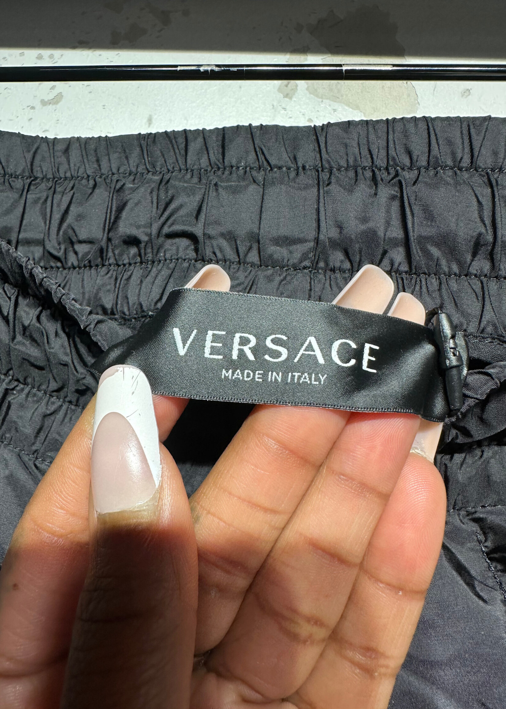 Versace Baroque Seashell Side Tape Track Pant Fits 32-36