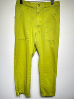Big Bud Press Neon Green Hi Waist Pant 28