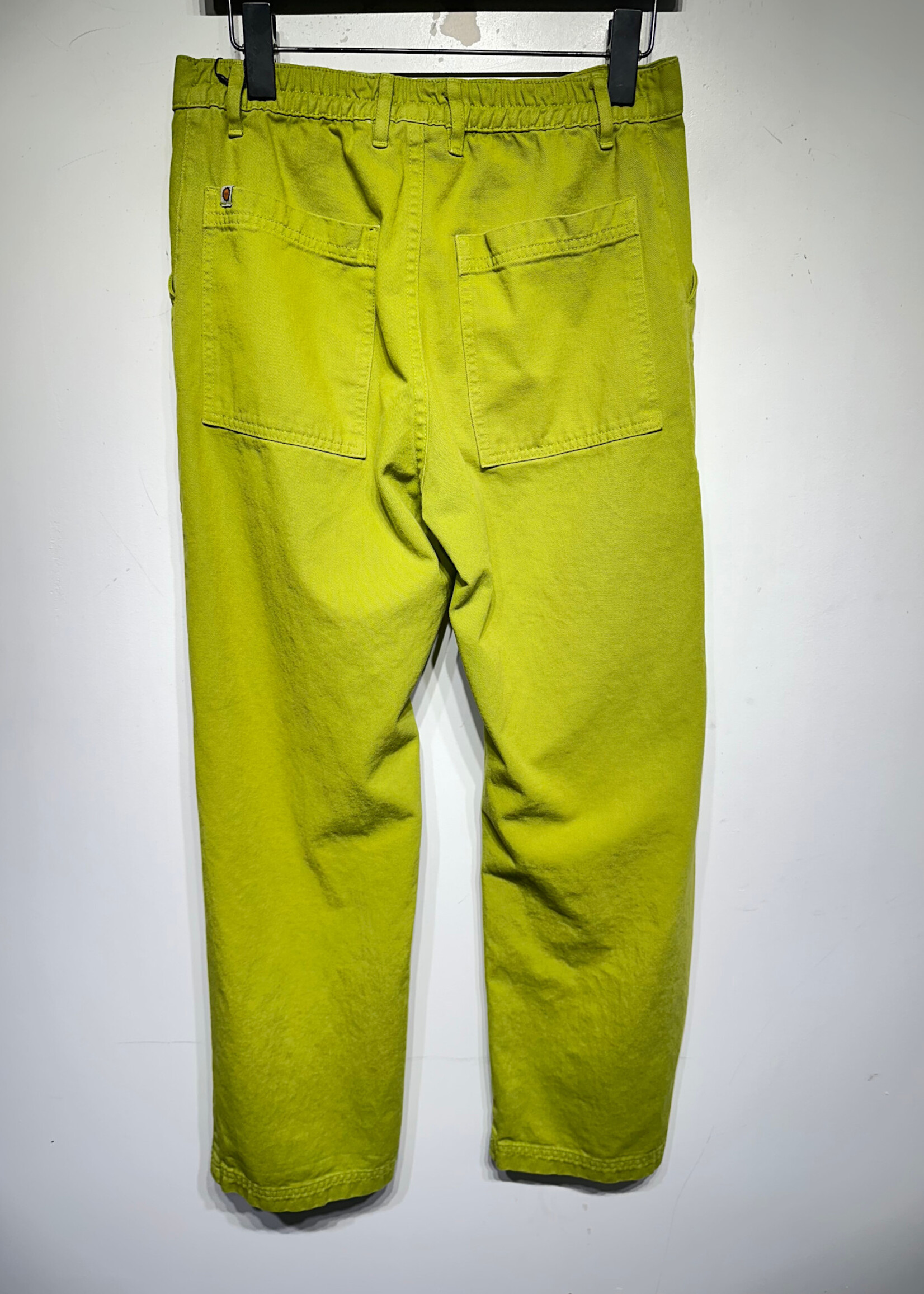 Big Bud Press Neon Green Hi Waist Pant 28