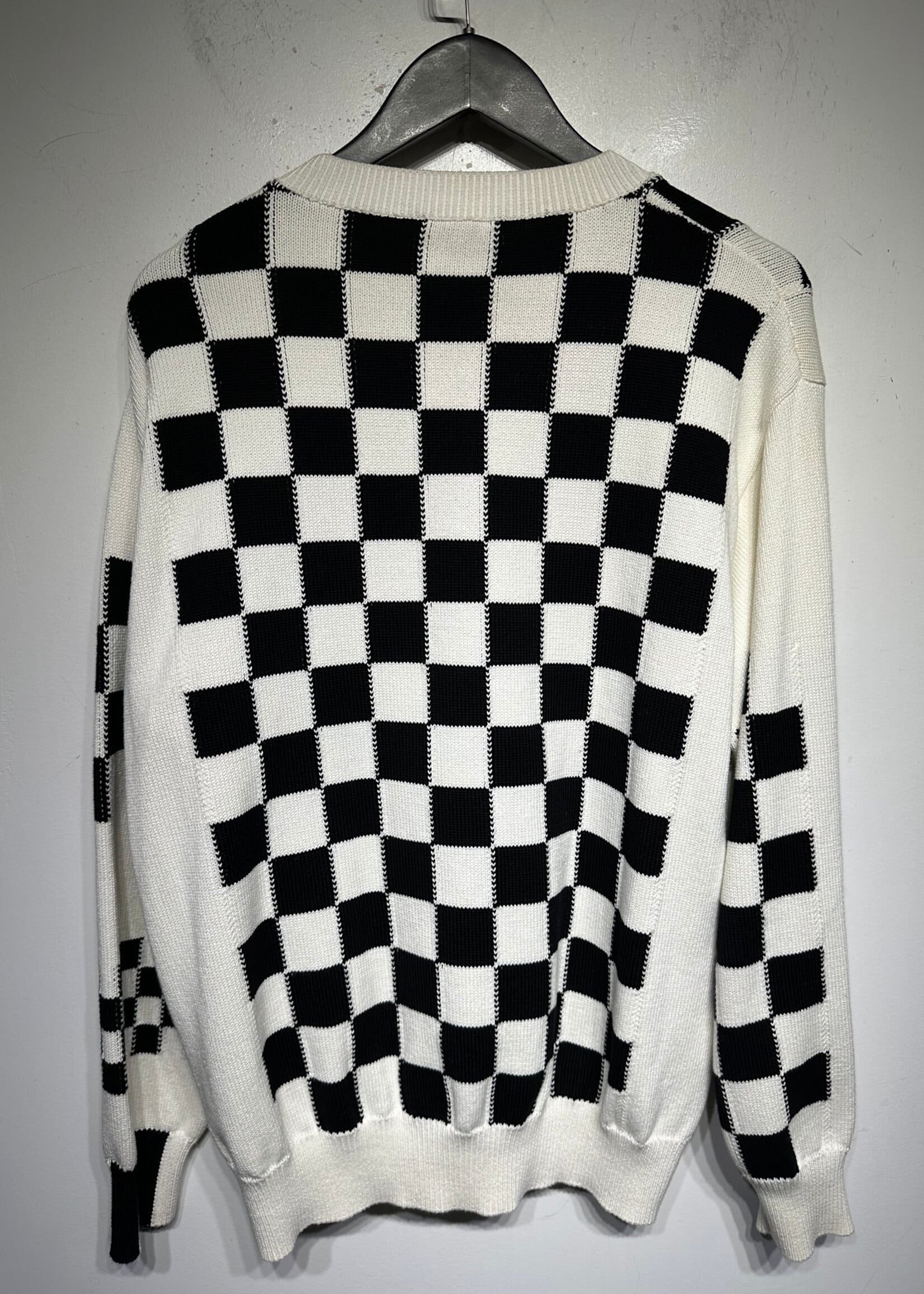 Louis Vuitton 2022 Racing Check Knit Sweater M